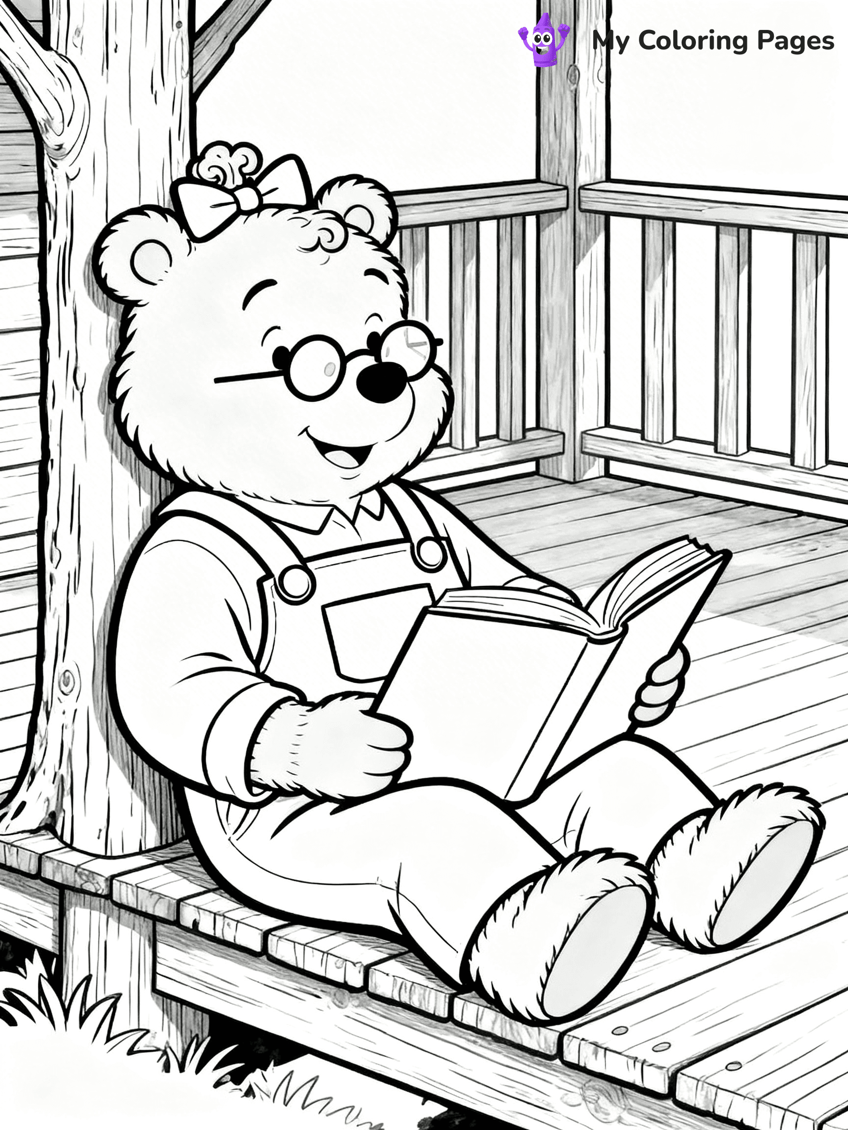 Berenstein Bears Coloring Pages - 26