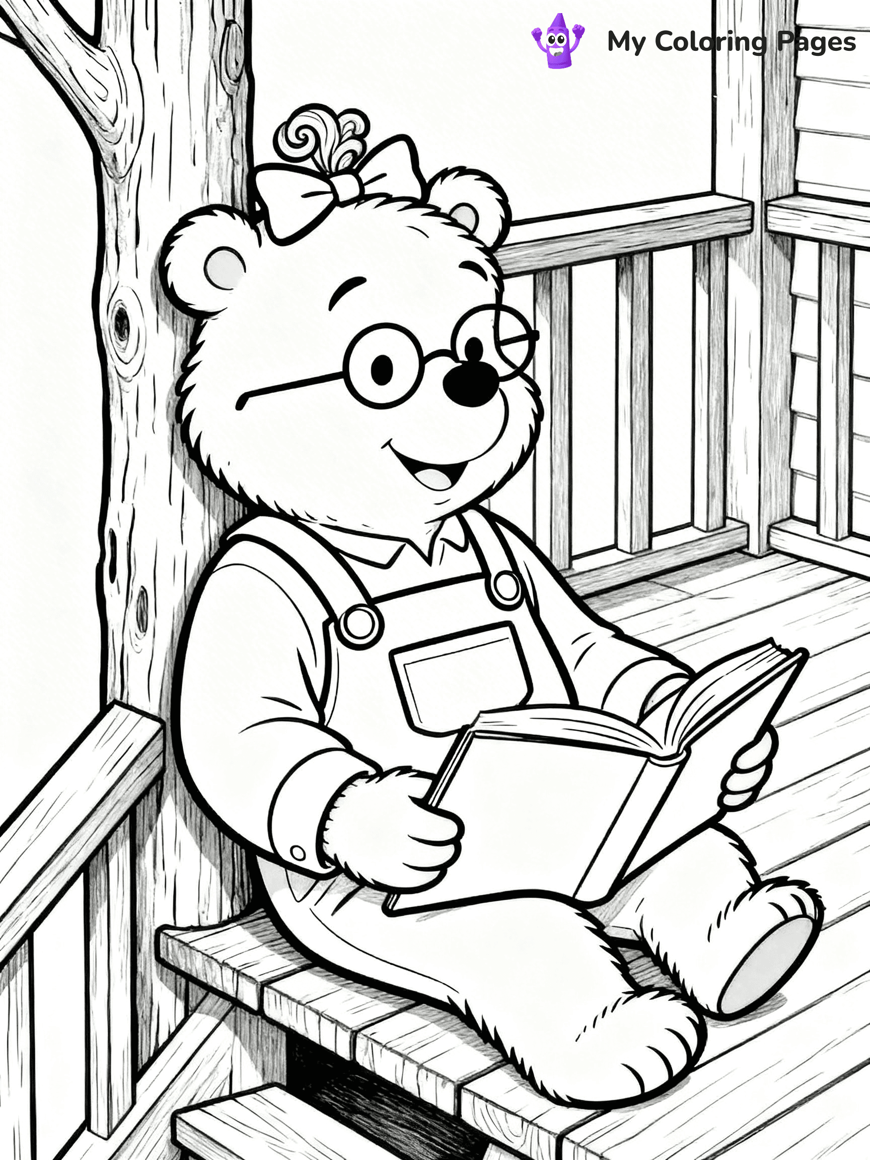 Berenstein Bears Coloring Pages - 24