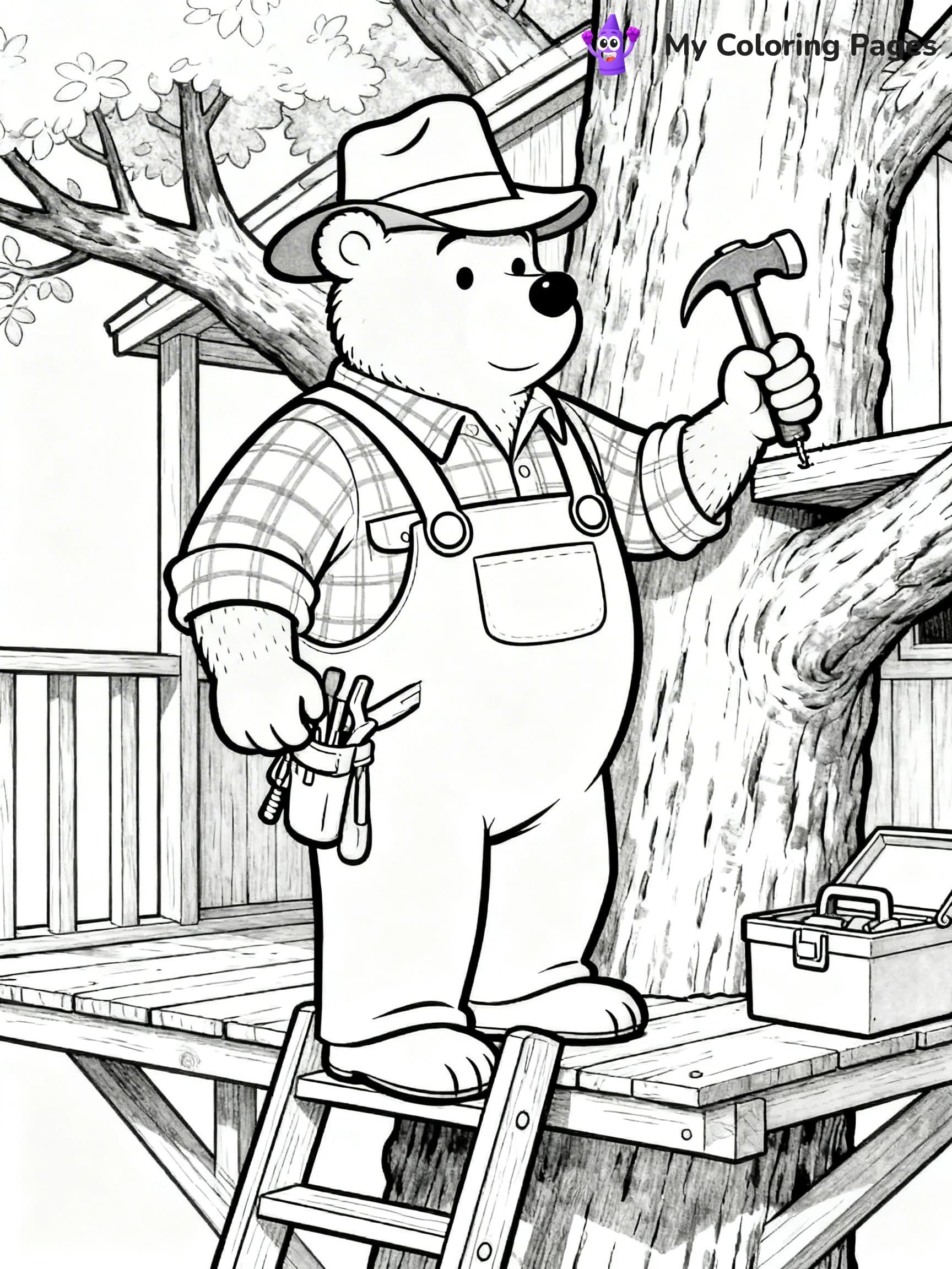 Berenstein Bears Coloring Pages - 17