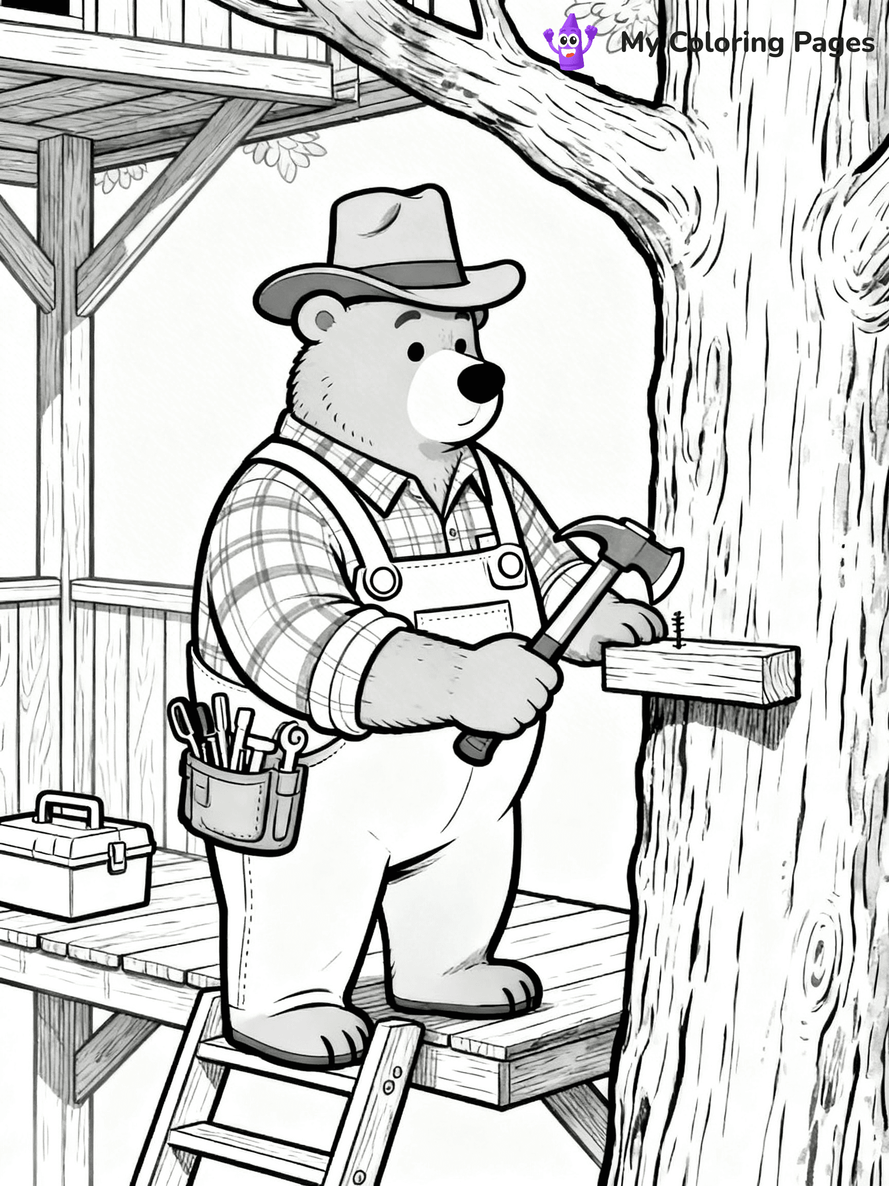 Berenstein Bears Coloring Pages - 14