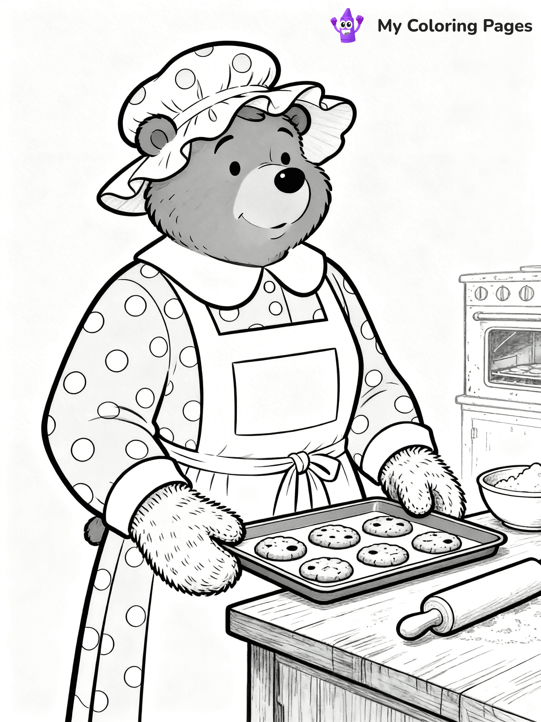 Berenstein Bears Coloring Pages - 10