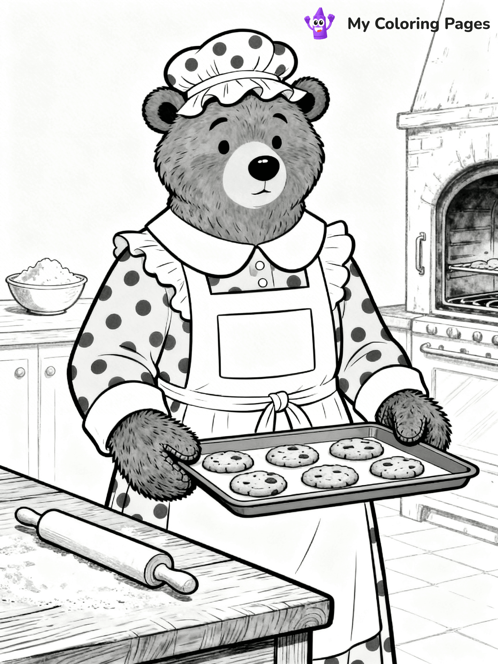Berenstein Bears Coloring Pages - 9