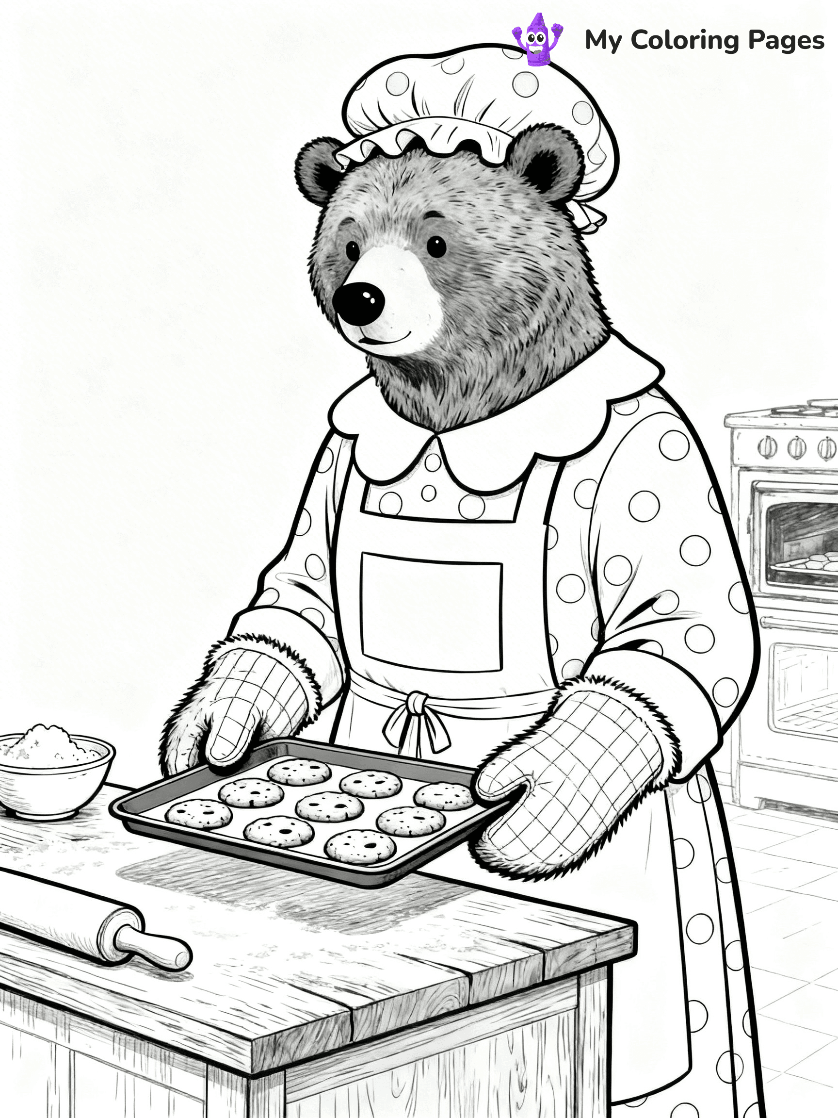 Berenstein Bears Coloring Pages - 7