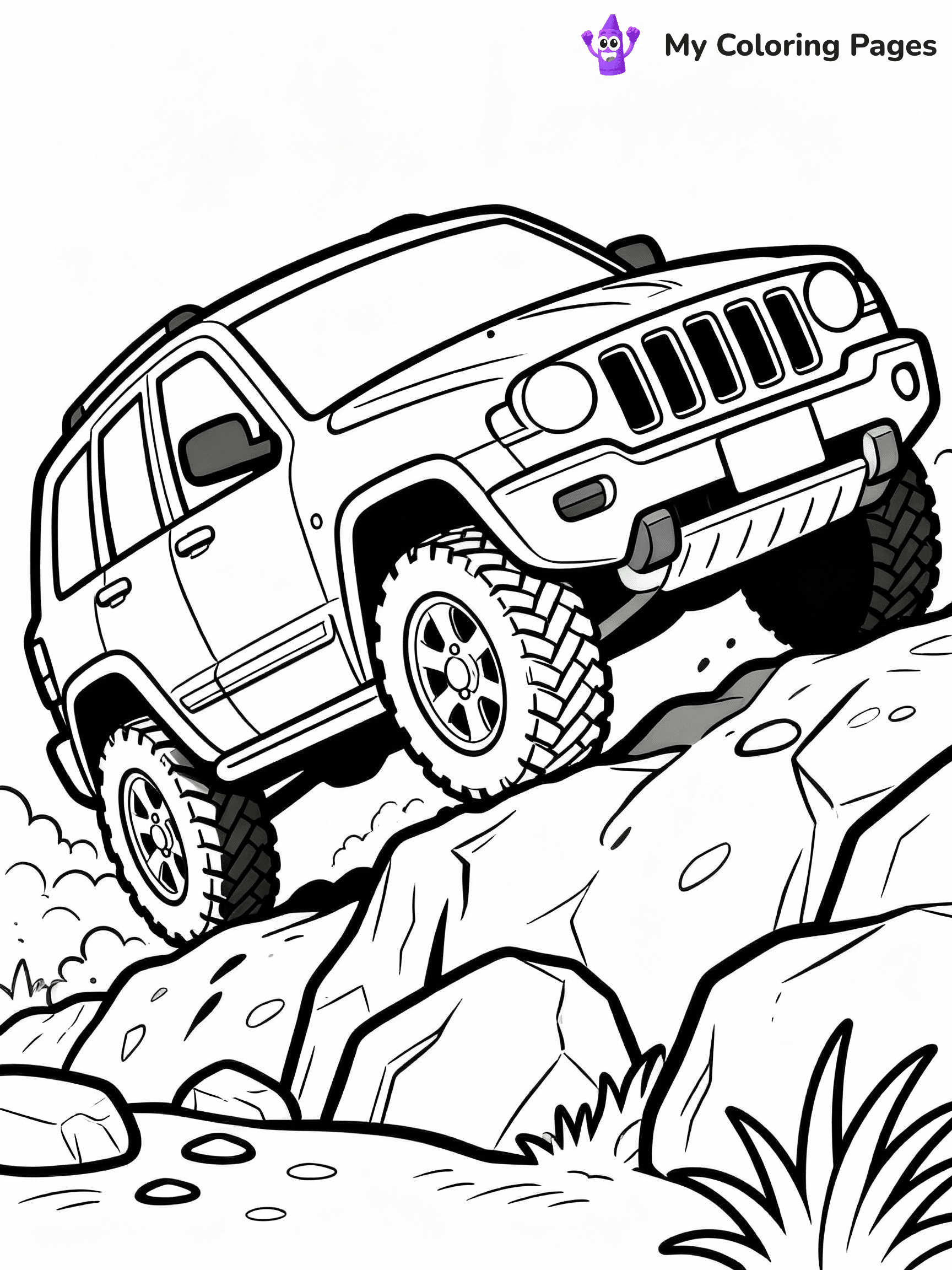Jeep Coloring Pages - 27