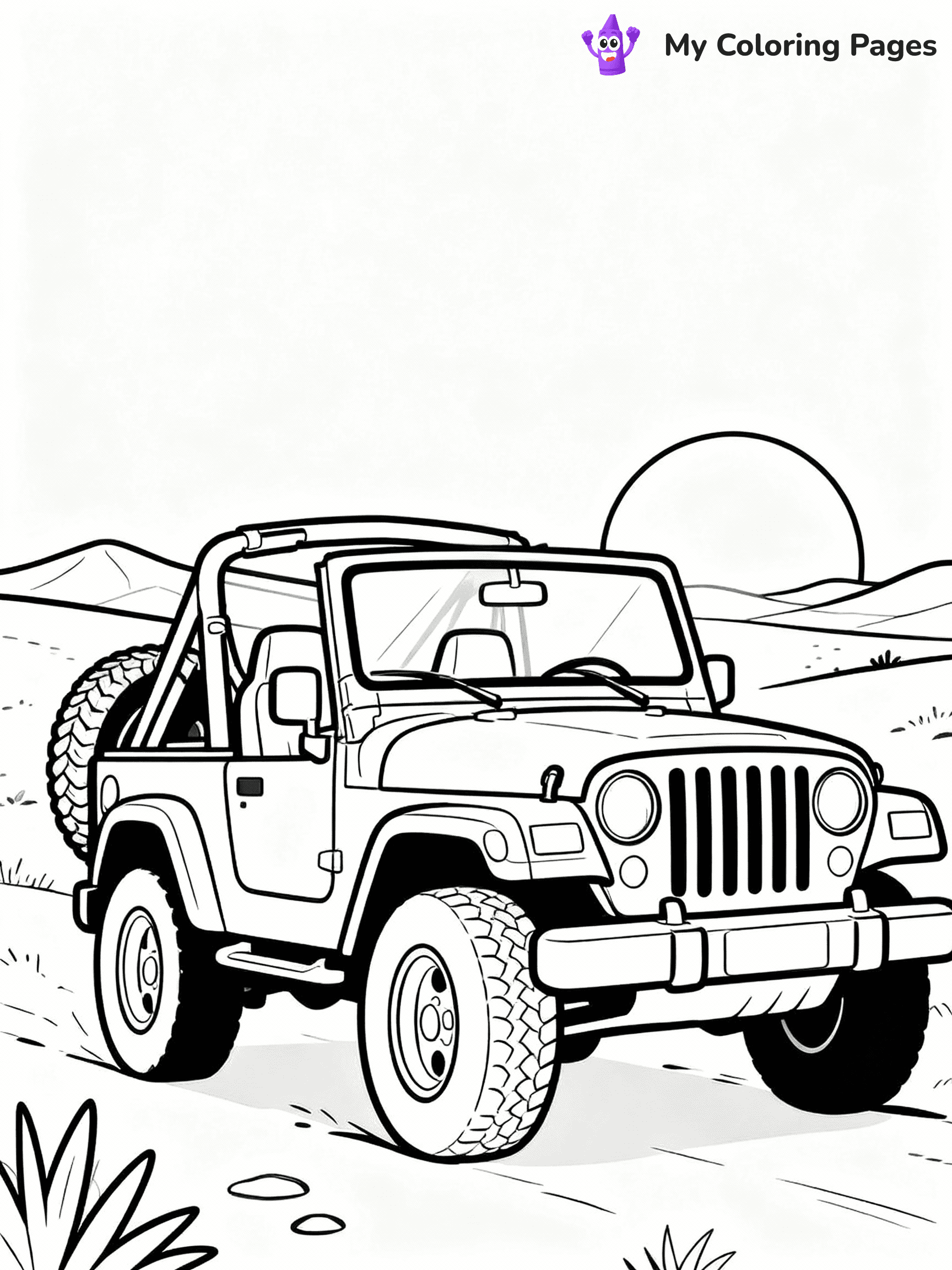 Jeep Coloring Pages - 23