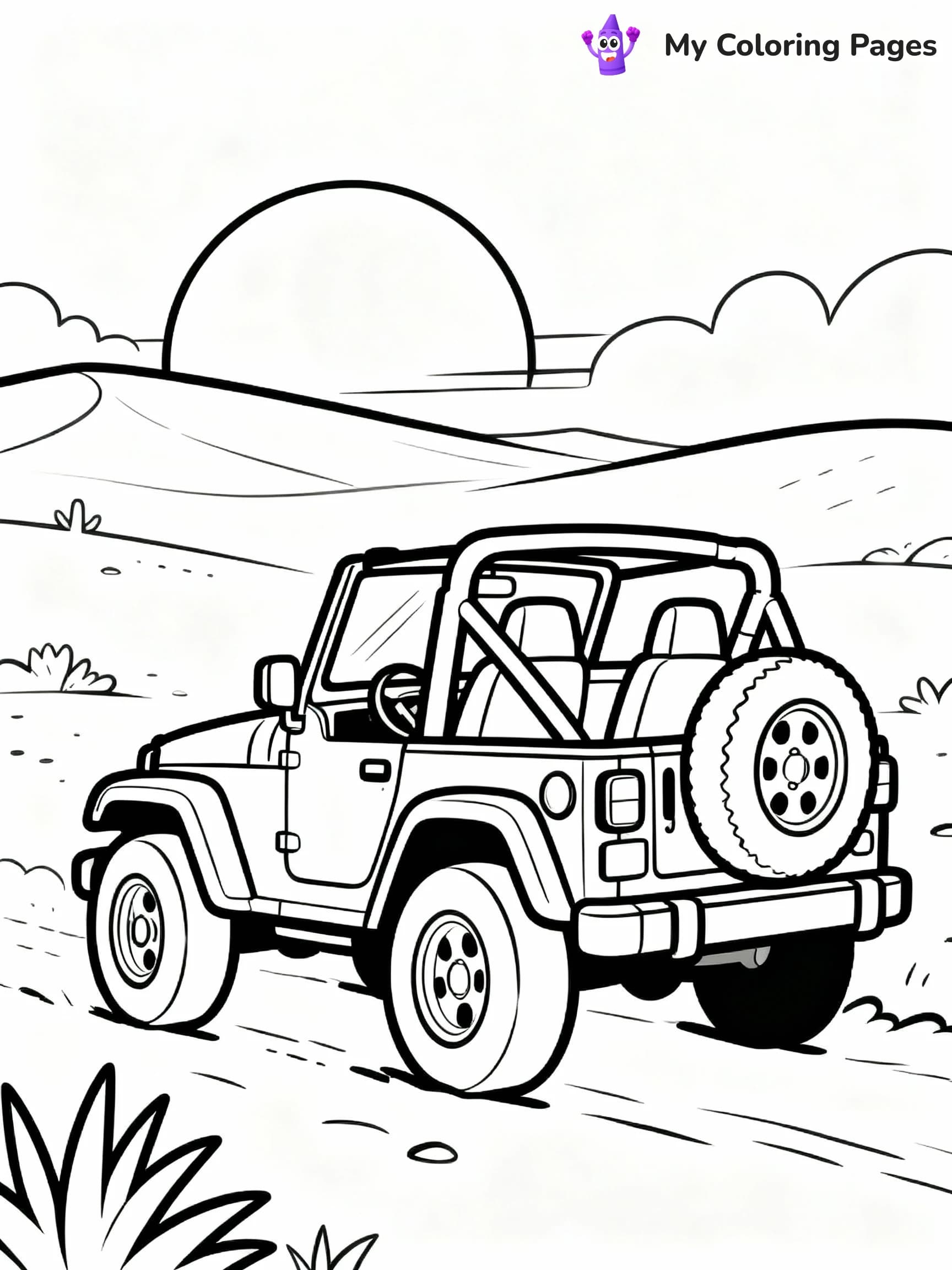 Jeep Coloring Pages - 22