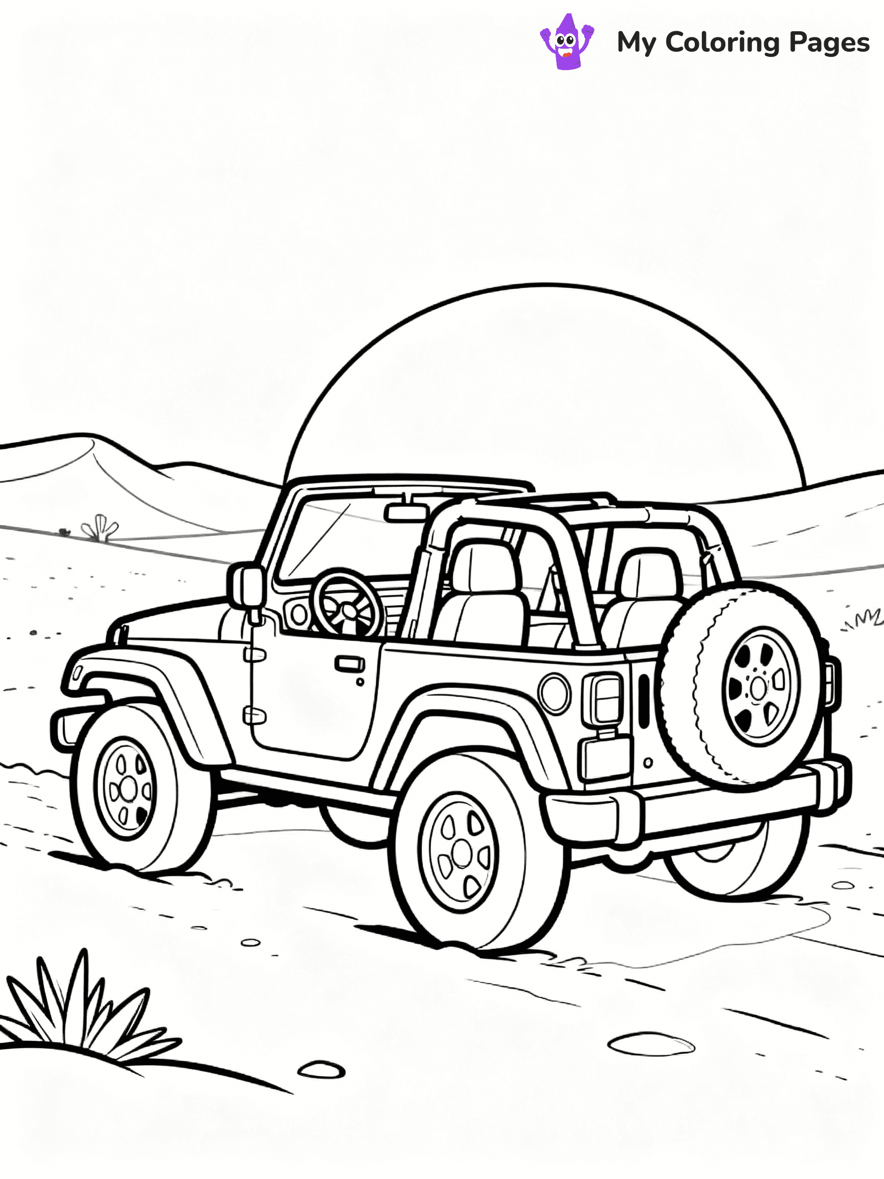 Jeep Coloring Pages - 21