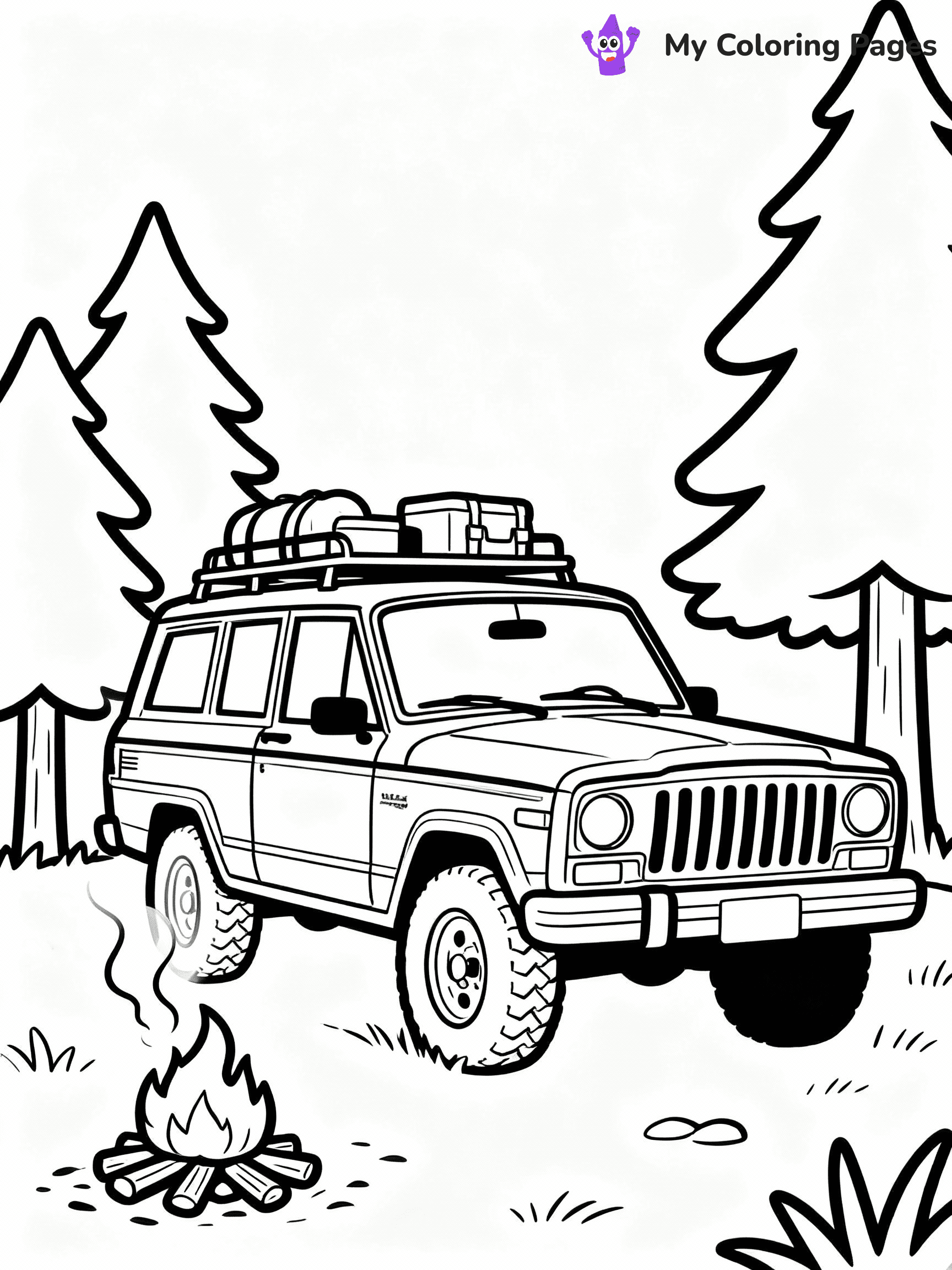 Jeep Coloring Pages - 19
