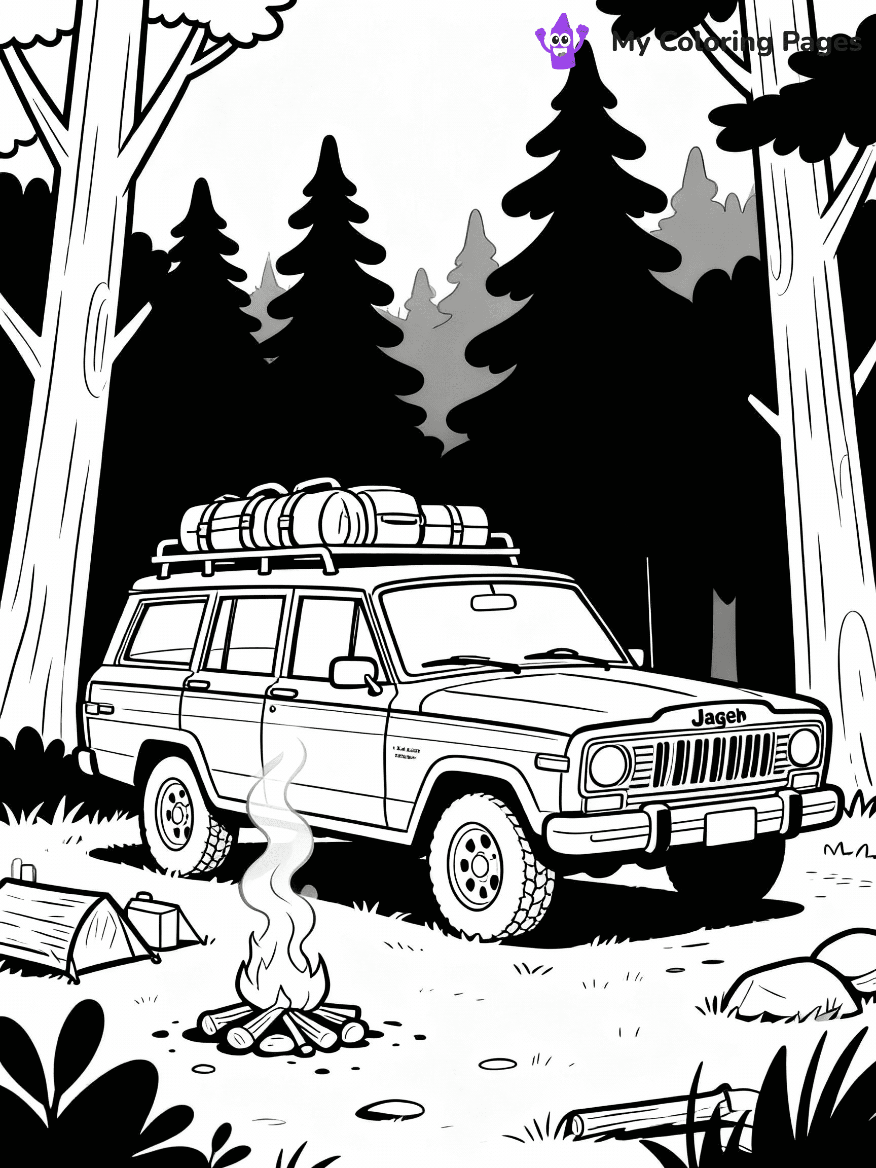 Jeep Coloring Pages - 17