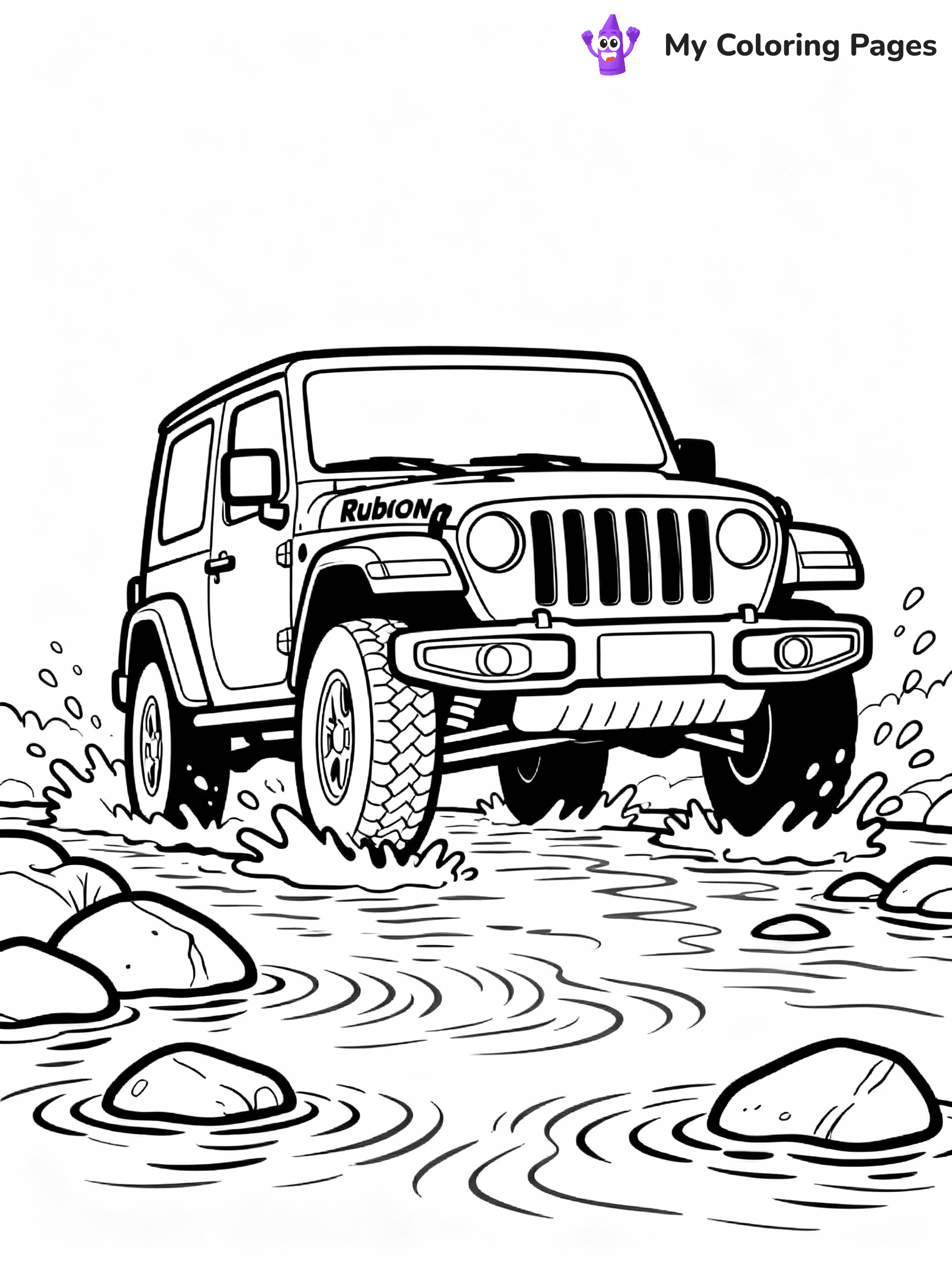 Jeep Coloring Pages - 13