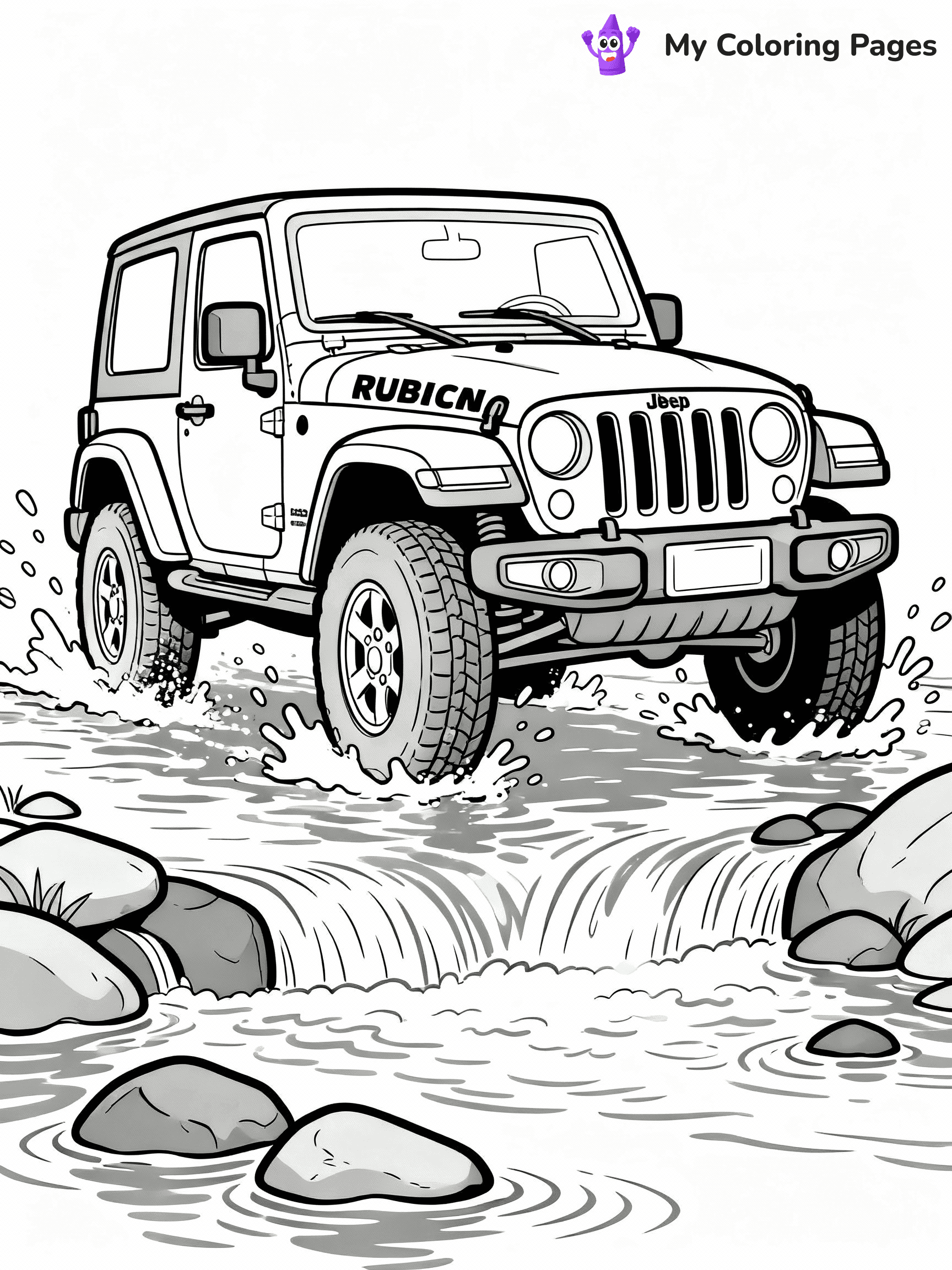 Jeep Coloring Pages - 11