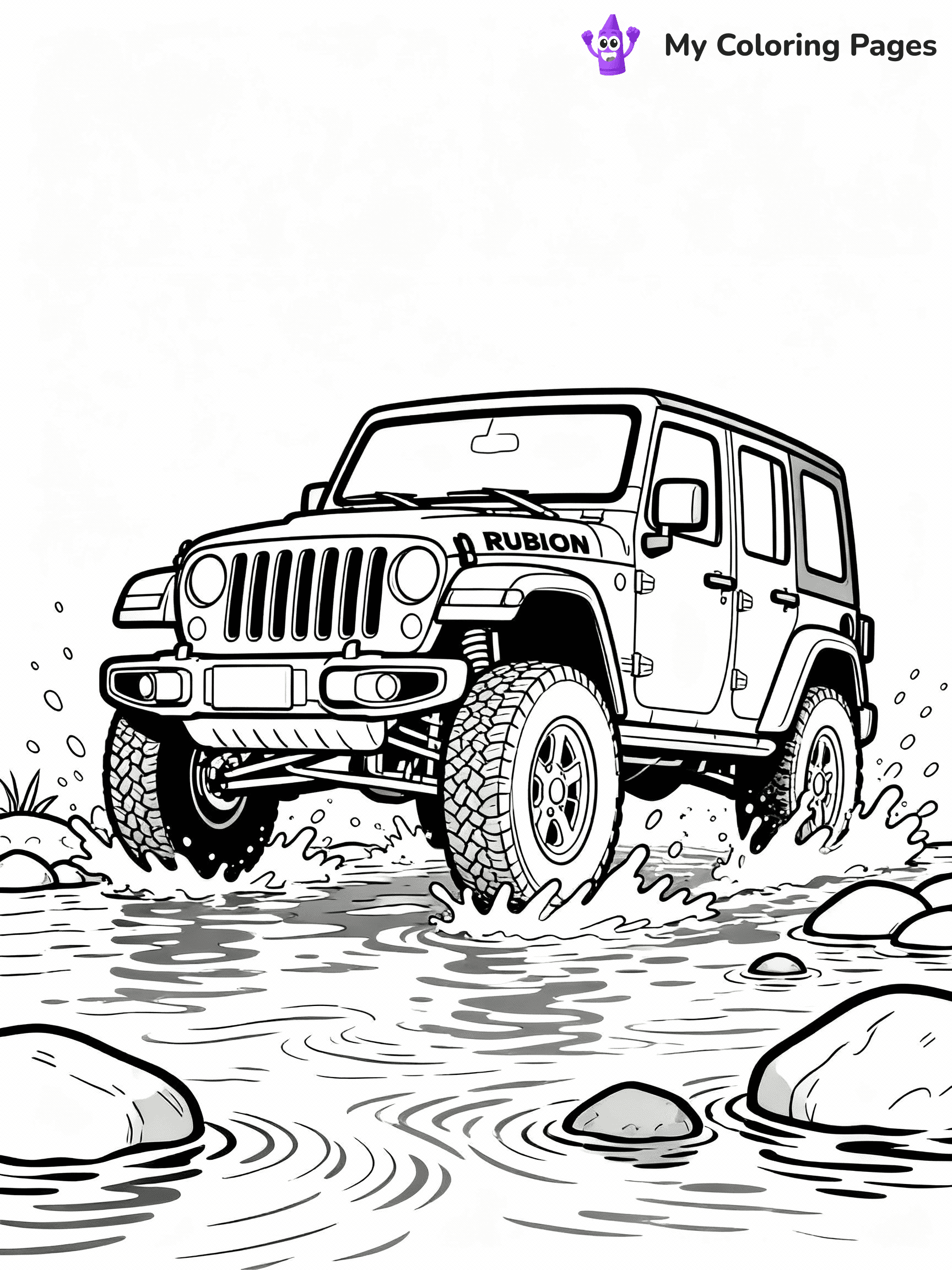 Jeep Coloring Pages - 10