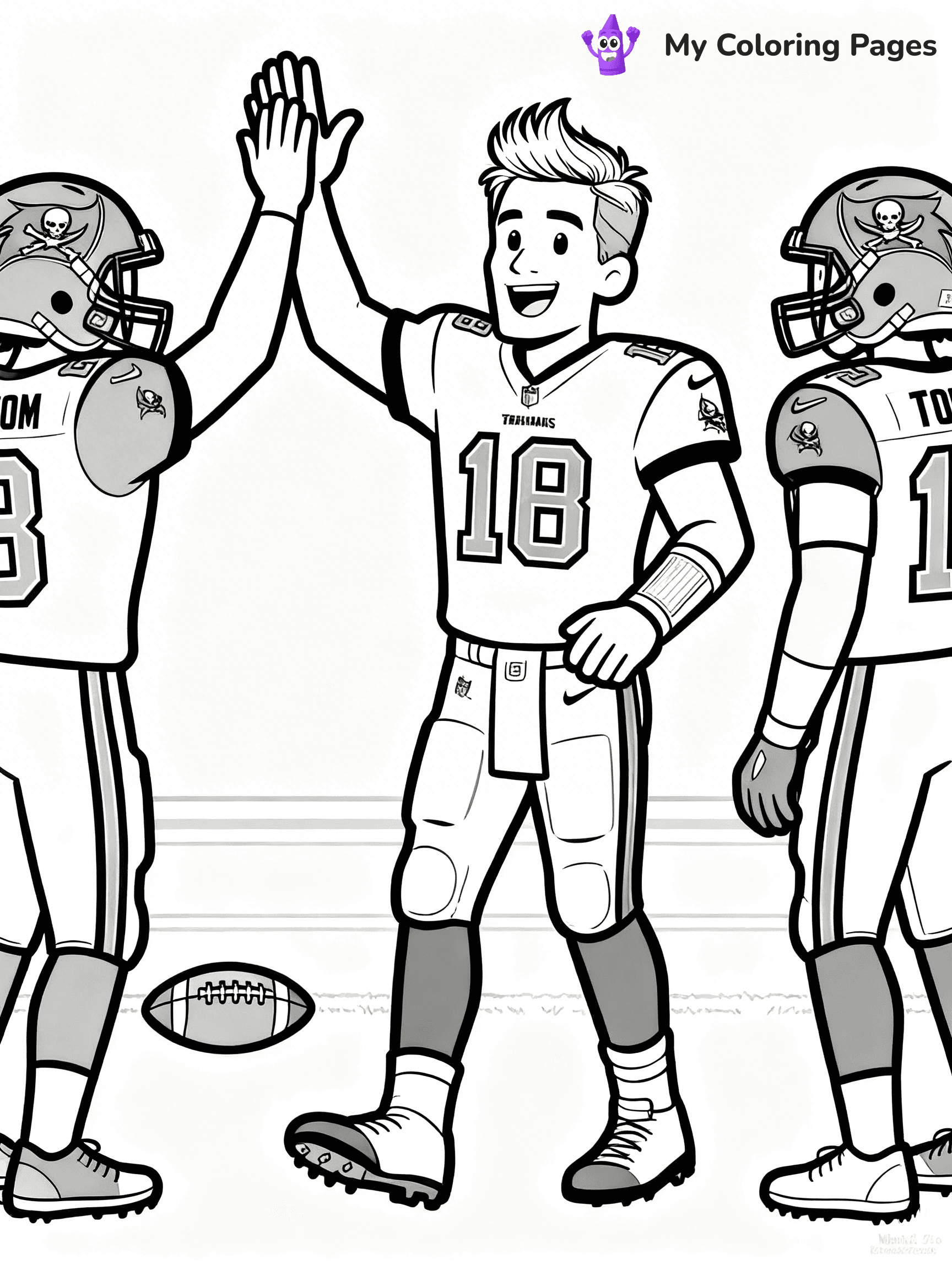 Tom Brady Coloring Pages - 4