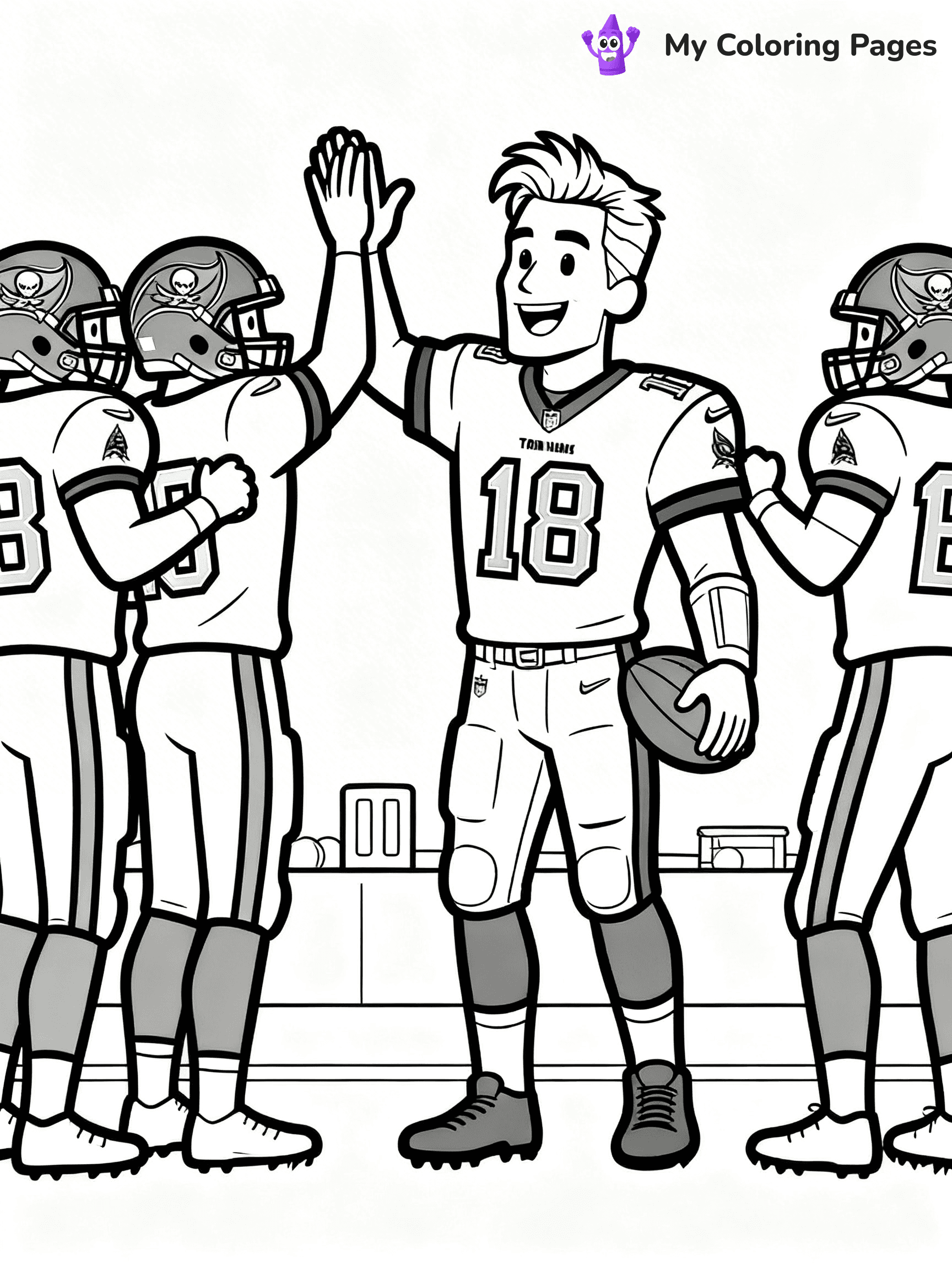 Tom Brady Coloring Pages - 3