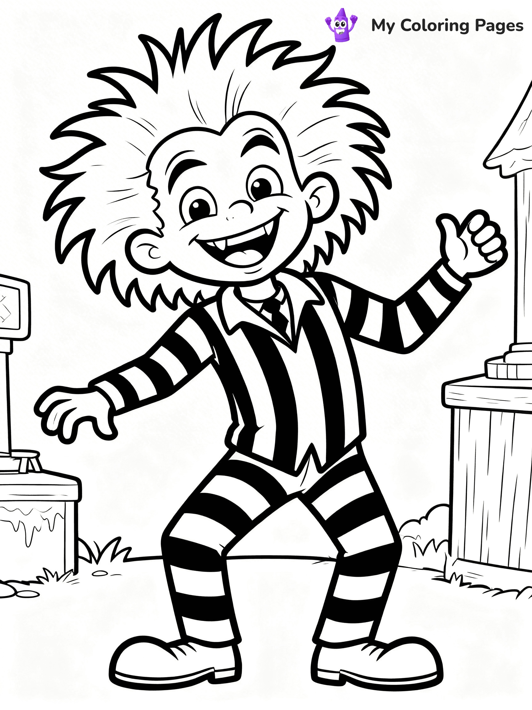Beetlejuice Coloring Pages - 19