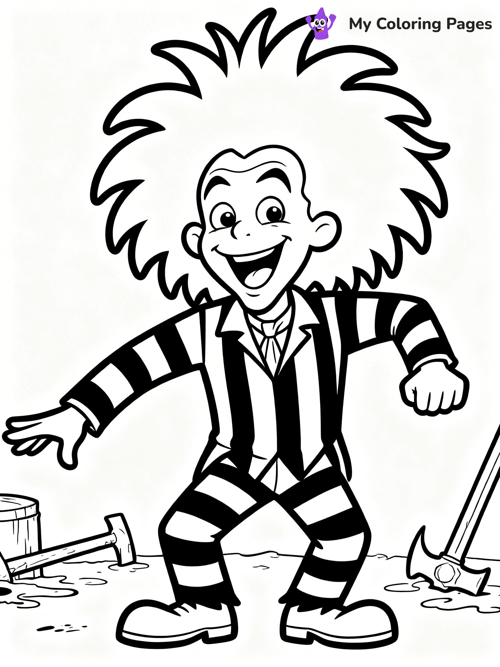 Beetlejuice Coloring Pages - 17