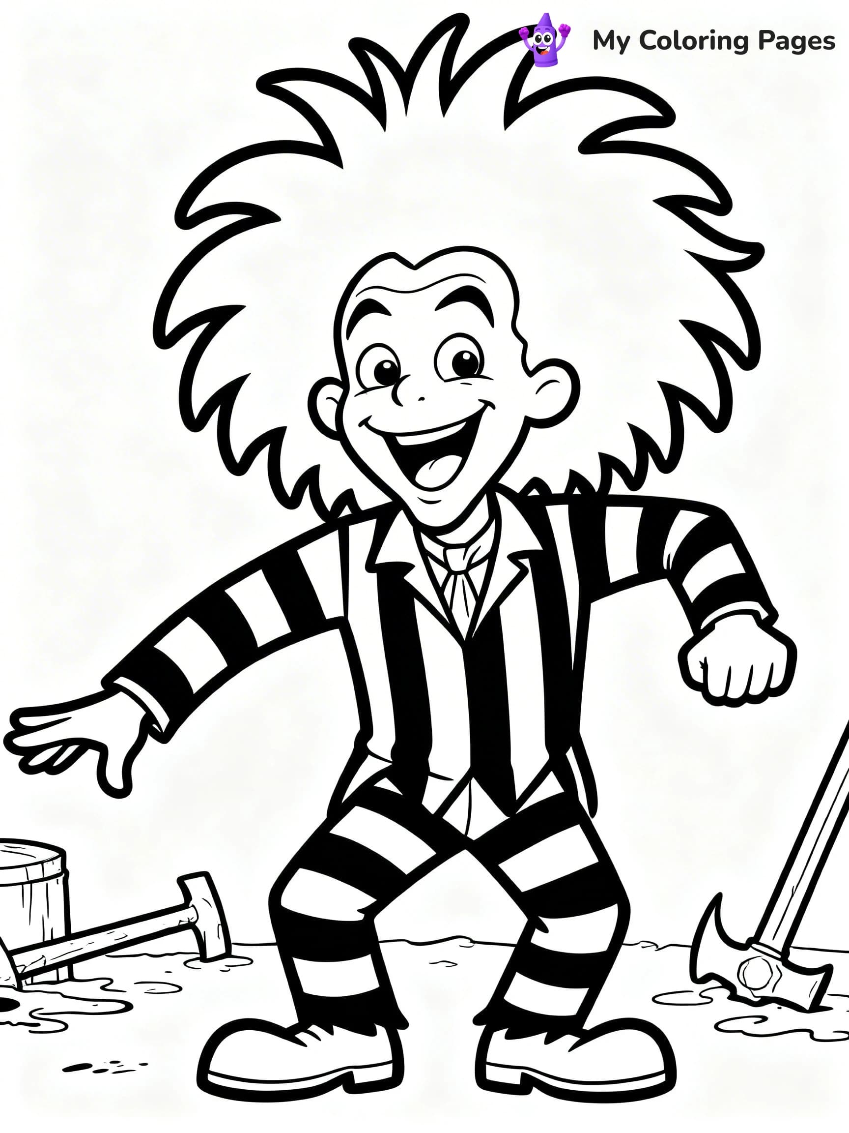 Beetlejuice Coloring Pages - 17