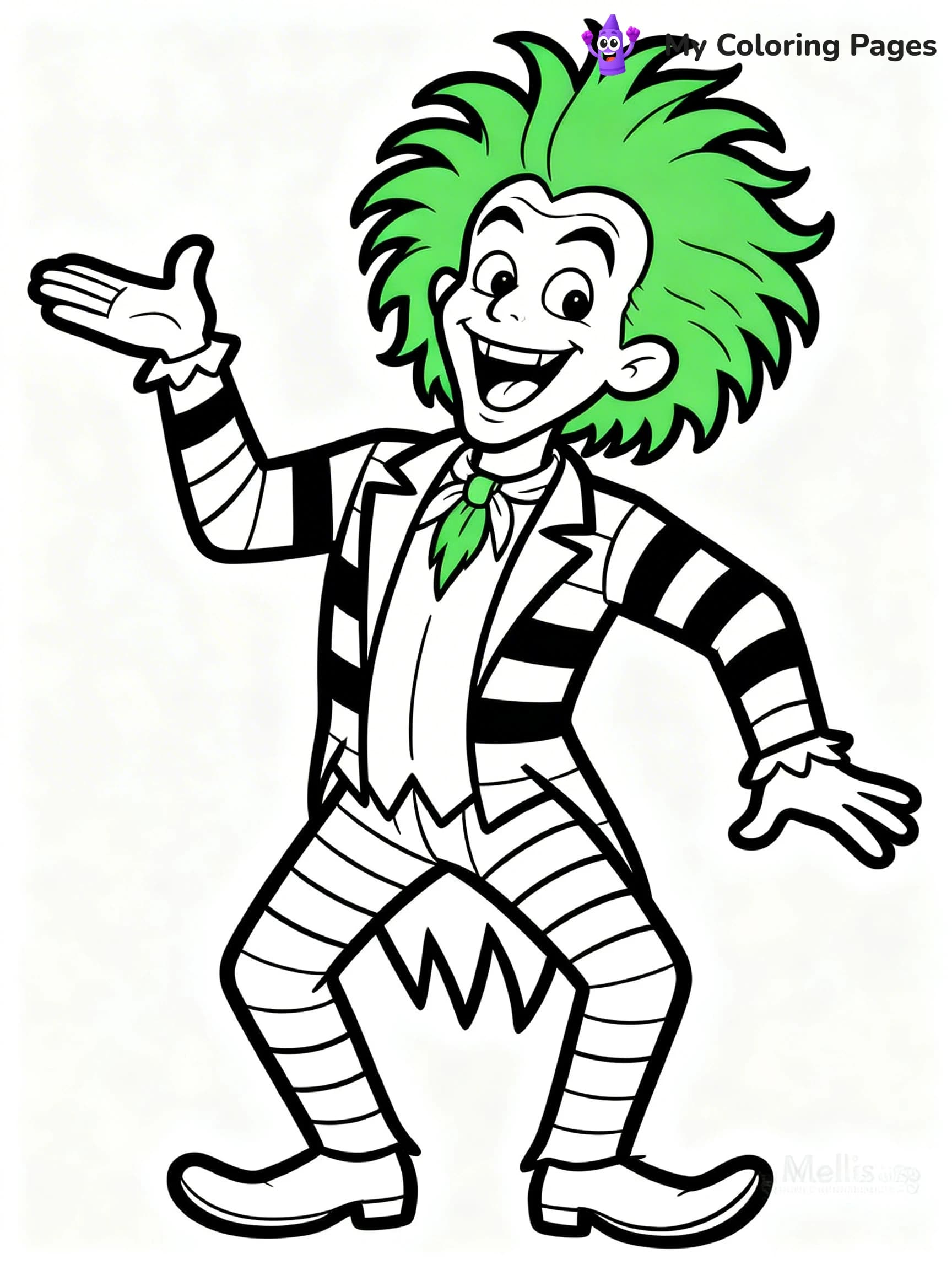 Beetlejuice Coloring Pages - 15