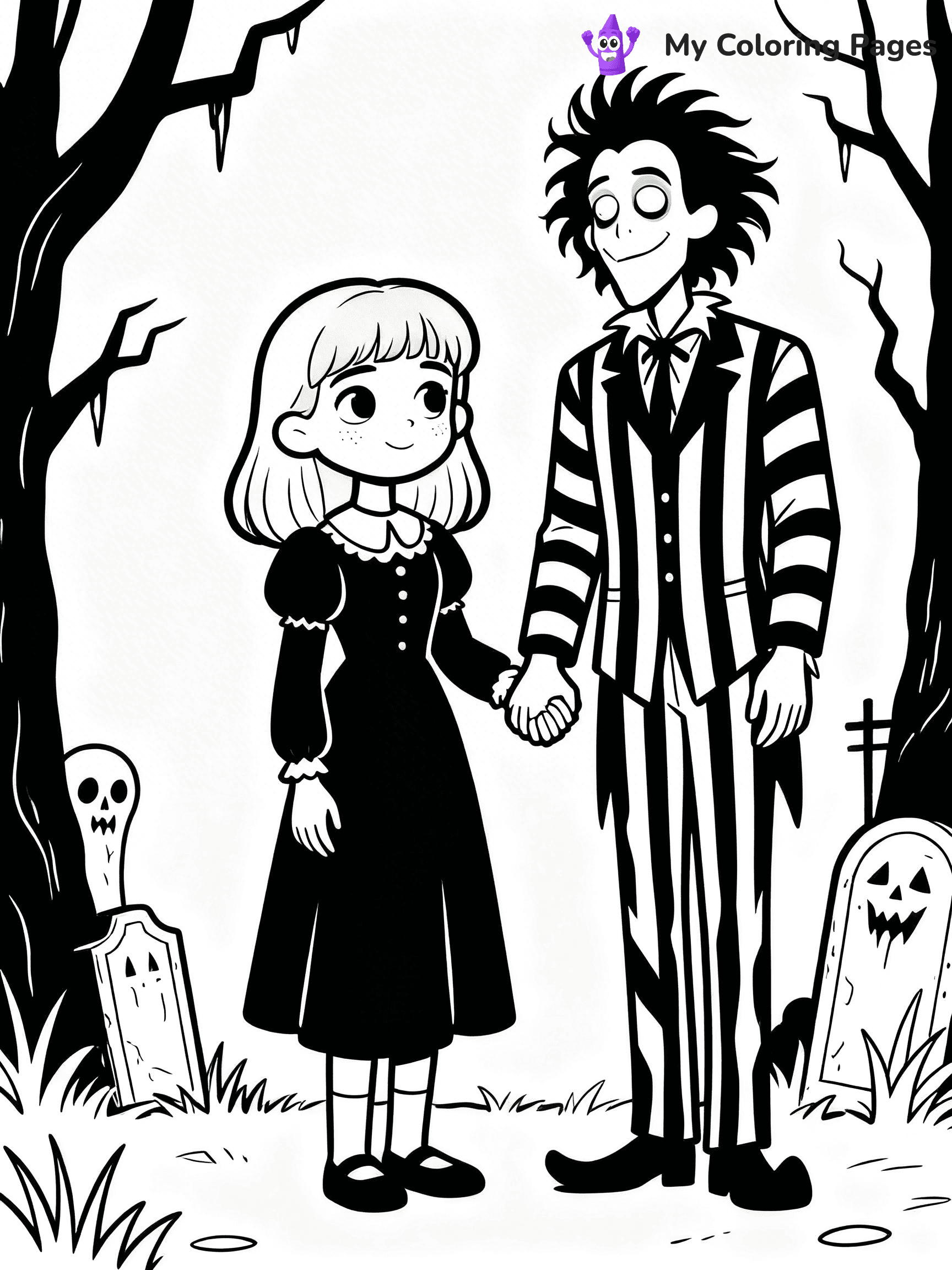 Beetlejuice Coloring Pages - 12