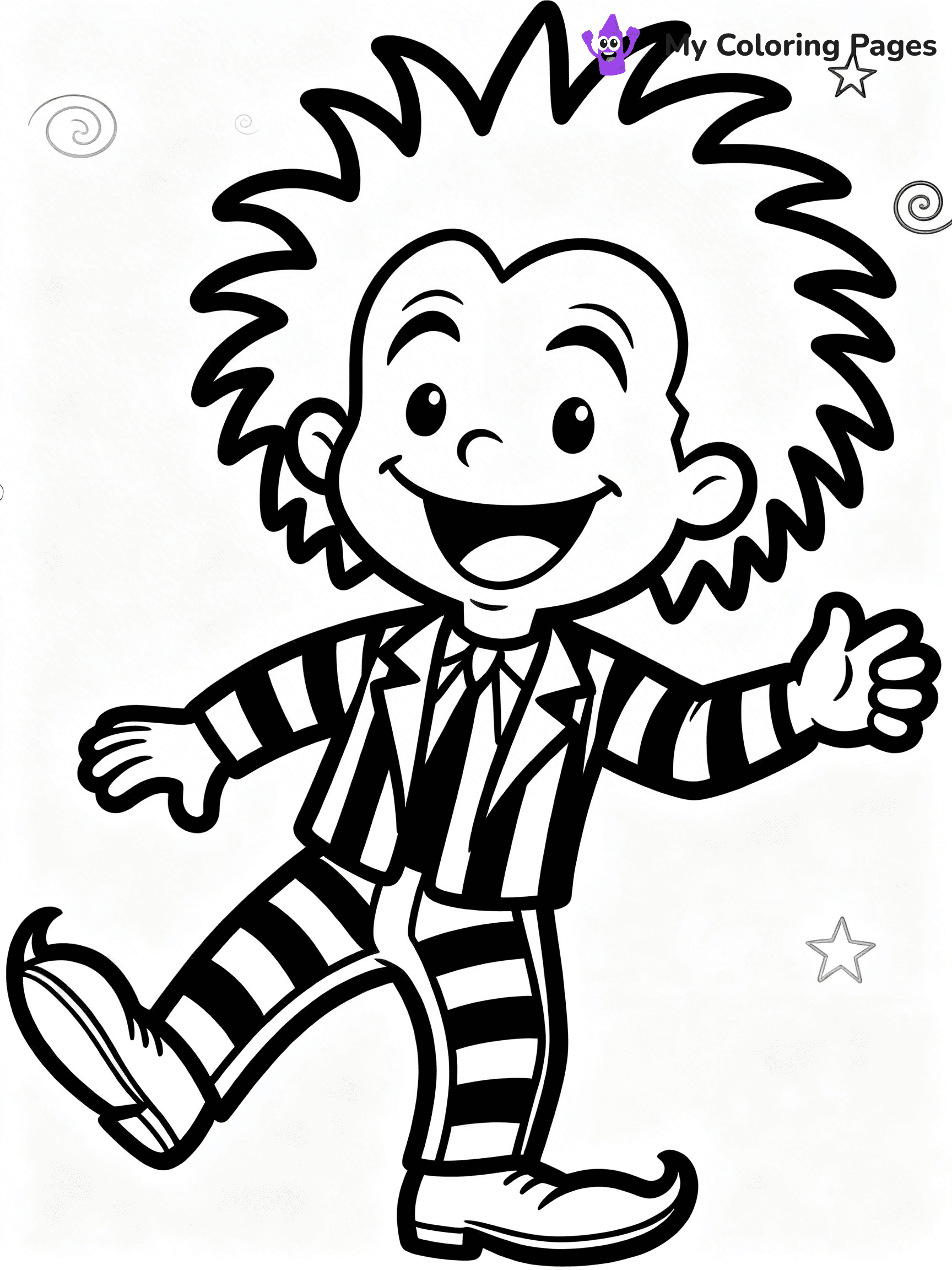 Beetlejuice Coloring Pages - 11