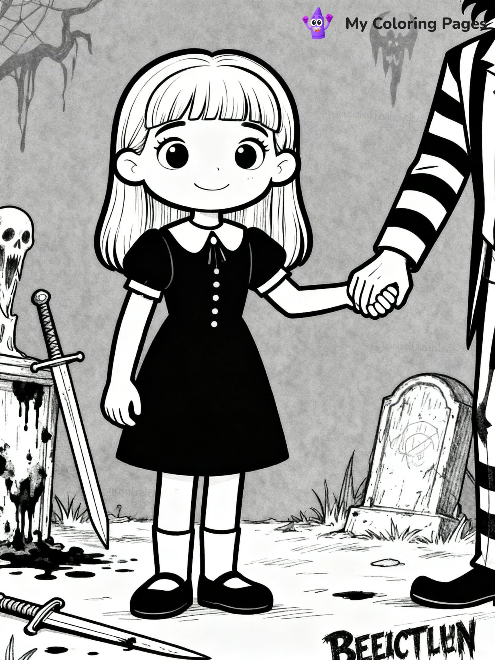 Beetlejuice Coloring Pages - 8