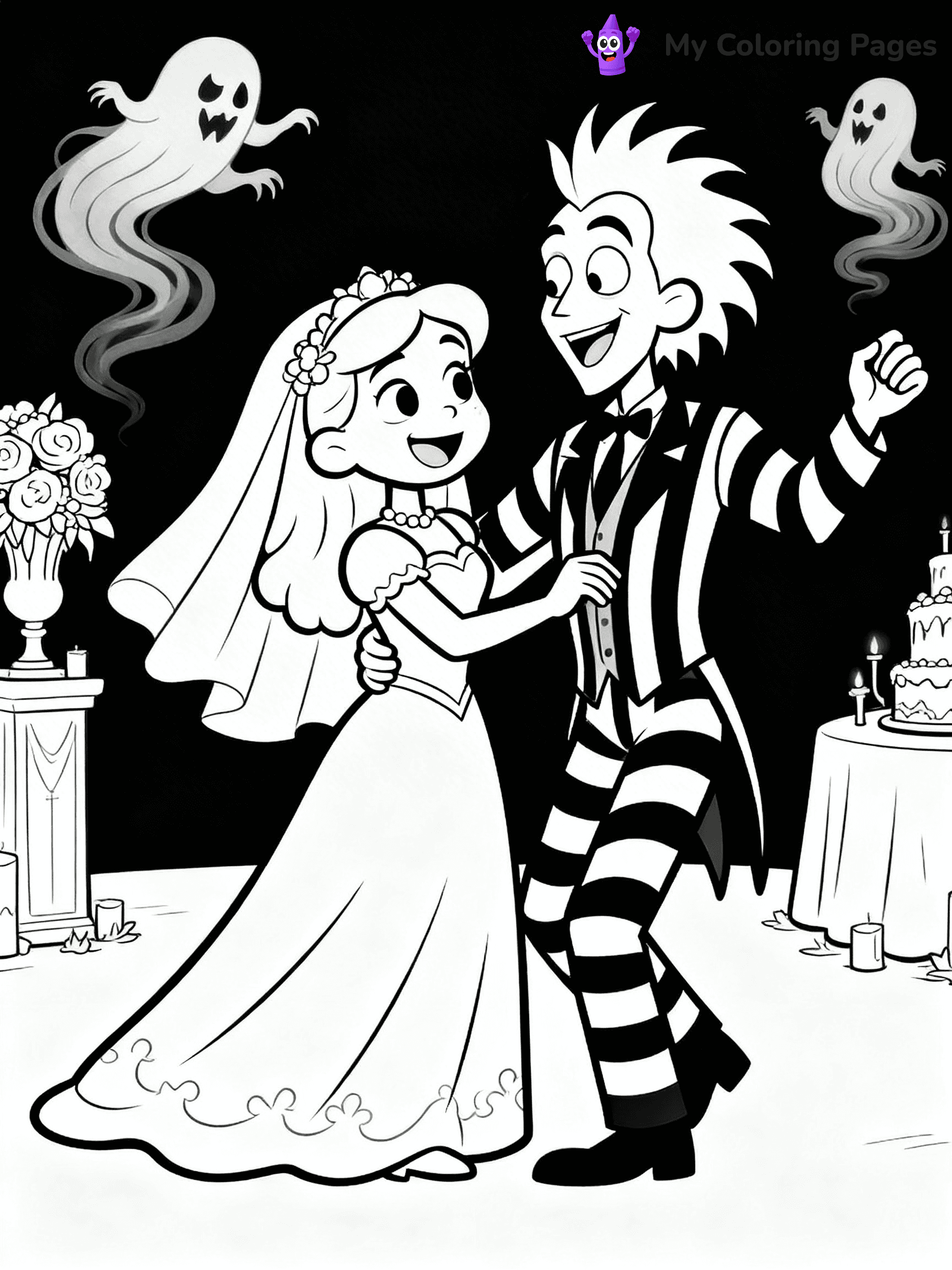 Beetlejuice Coloring Pages - 7