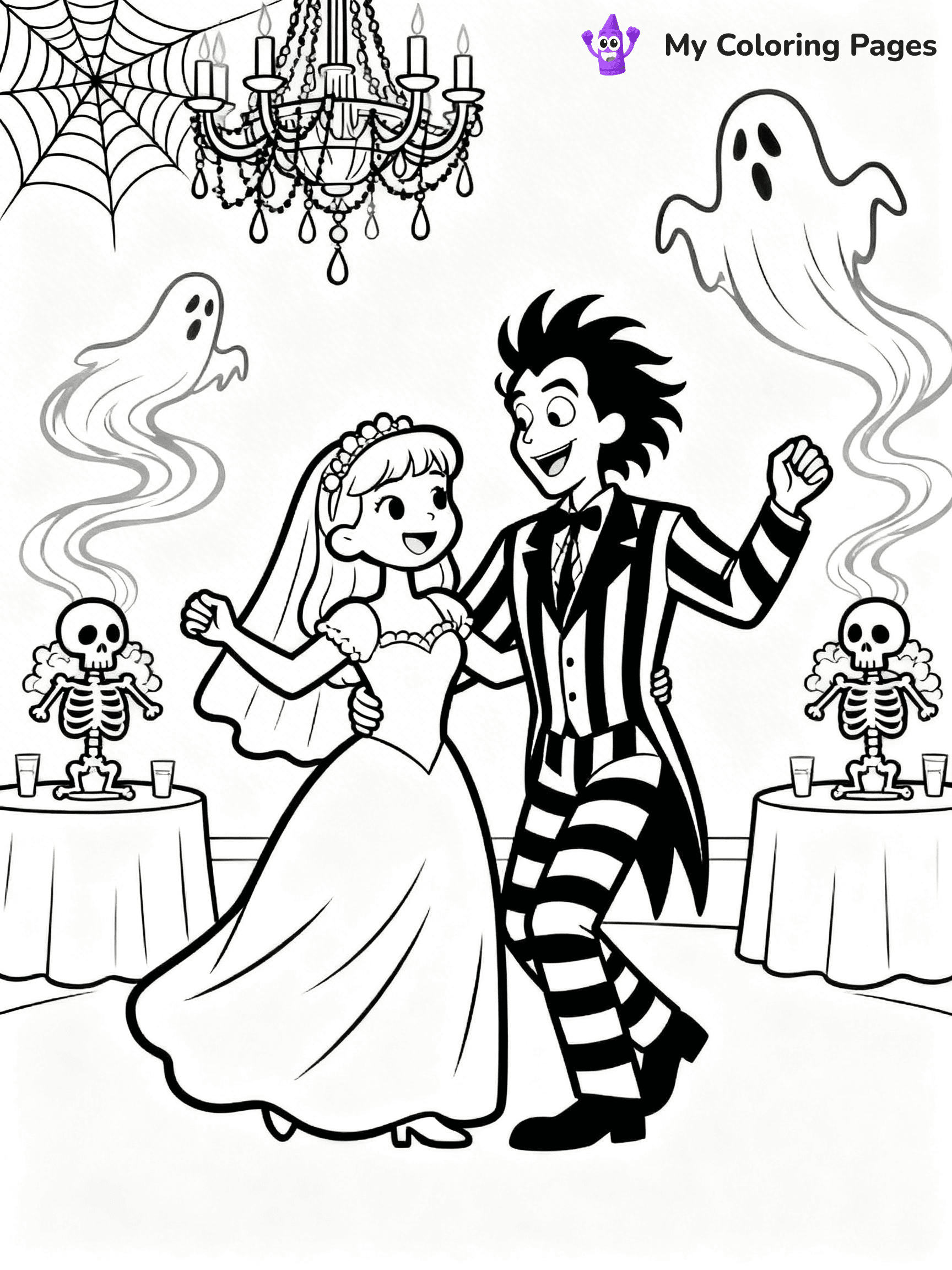 Beetlejuice Coloring Pages - 5