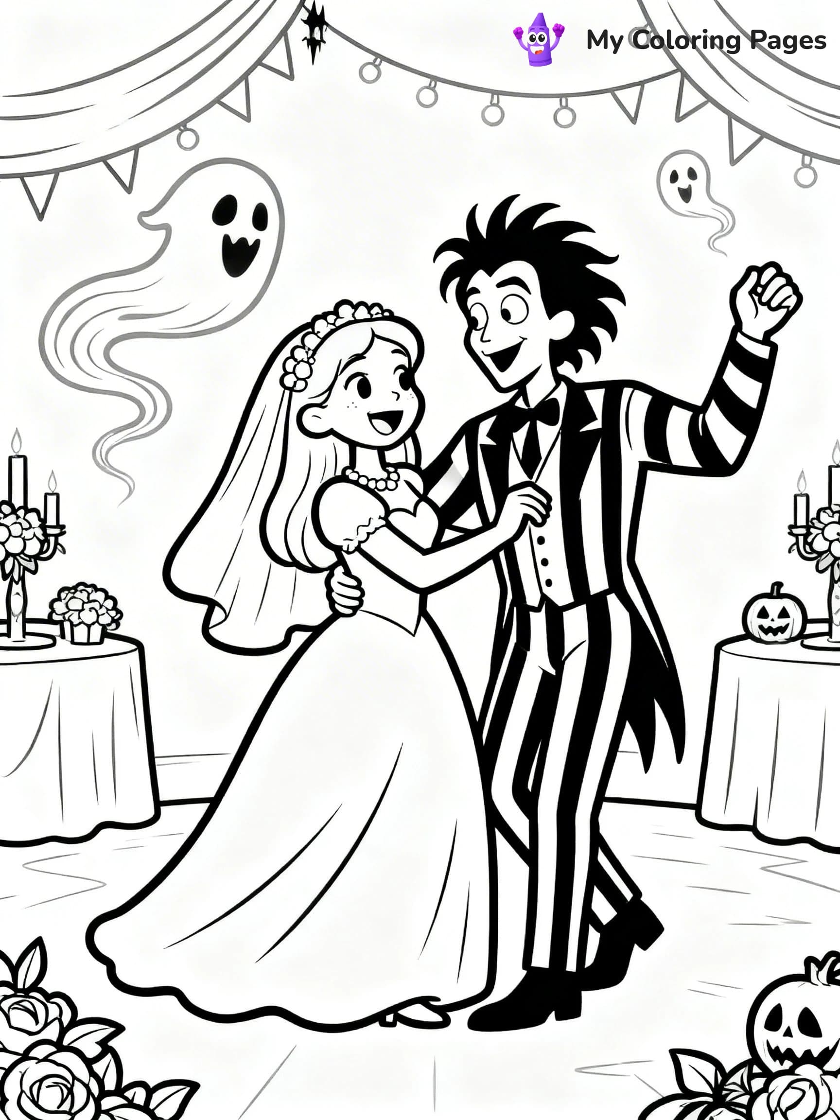 Beetlejuice Coloring Pages - 4