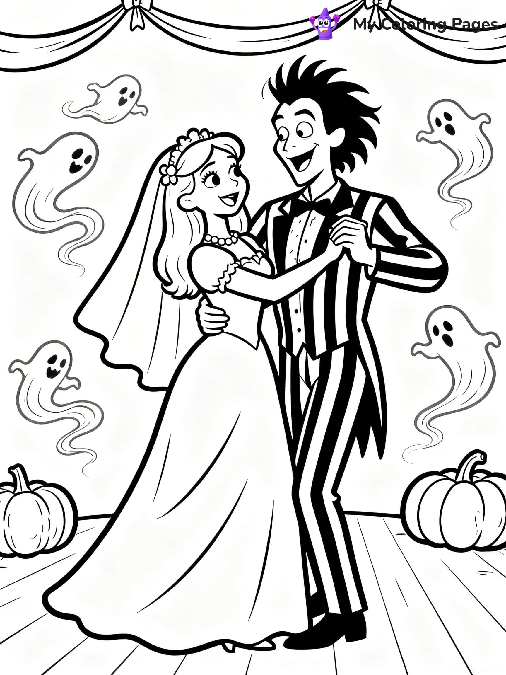Beetlejuice Coloring Pages - 2
