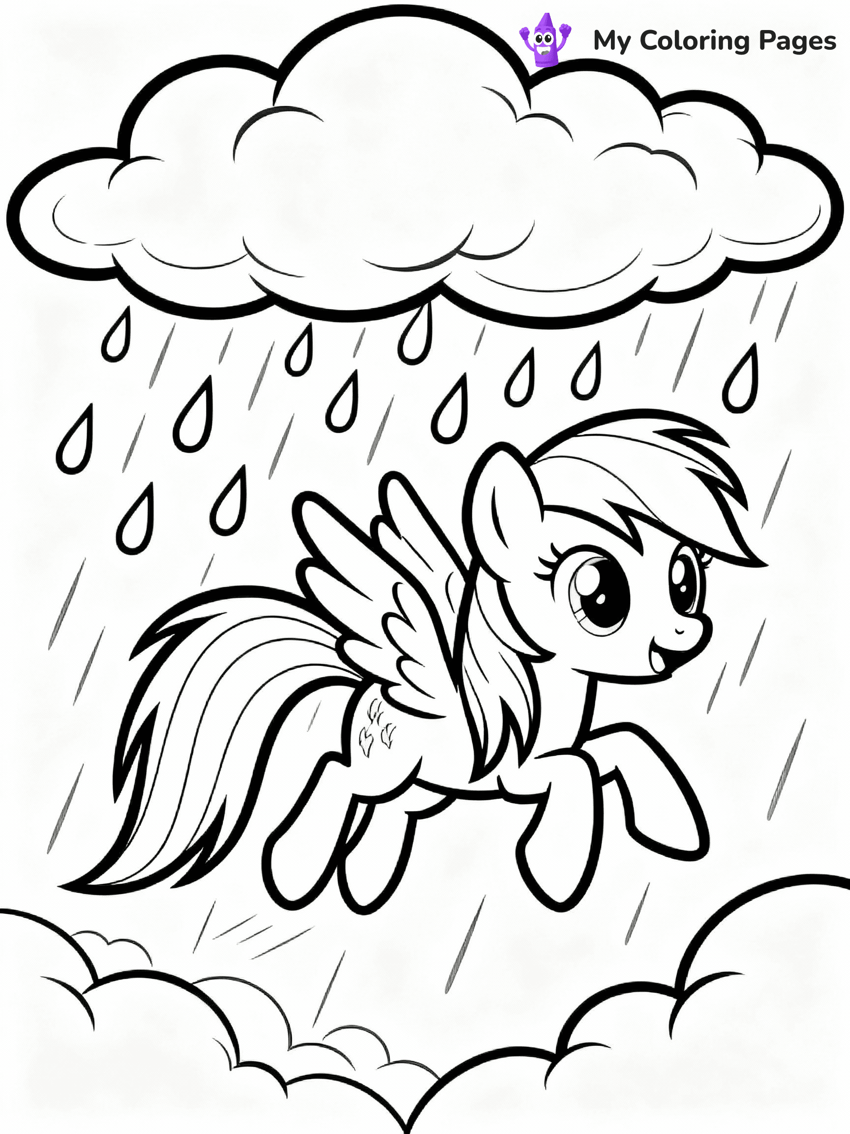 Rainbow Dash Coloring Pages - 28
