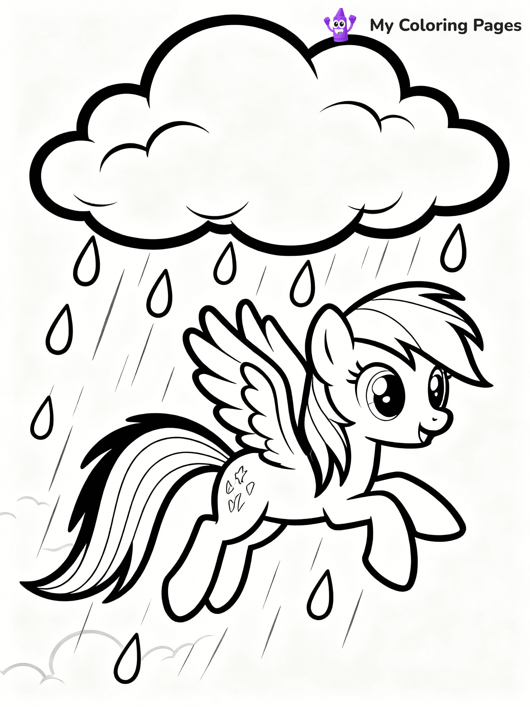Rainbow Dash Coloring Pages - 26