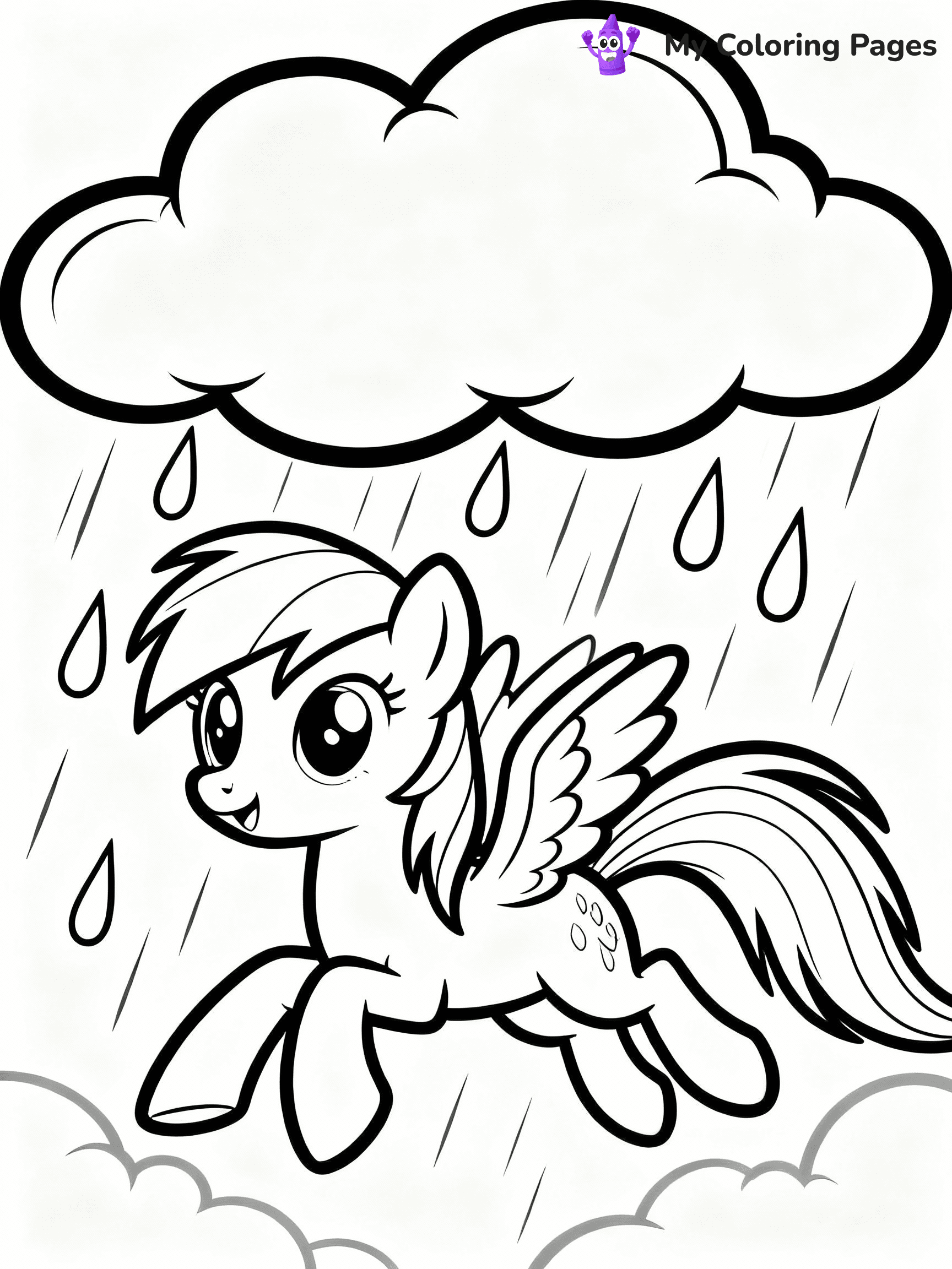Rainbow Dash Coloring Pages - 23