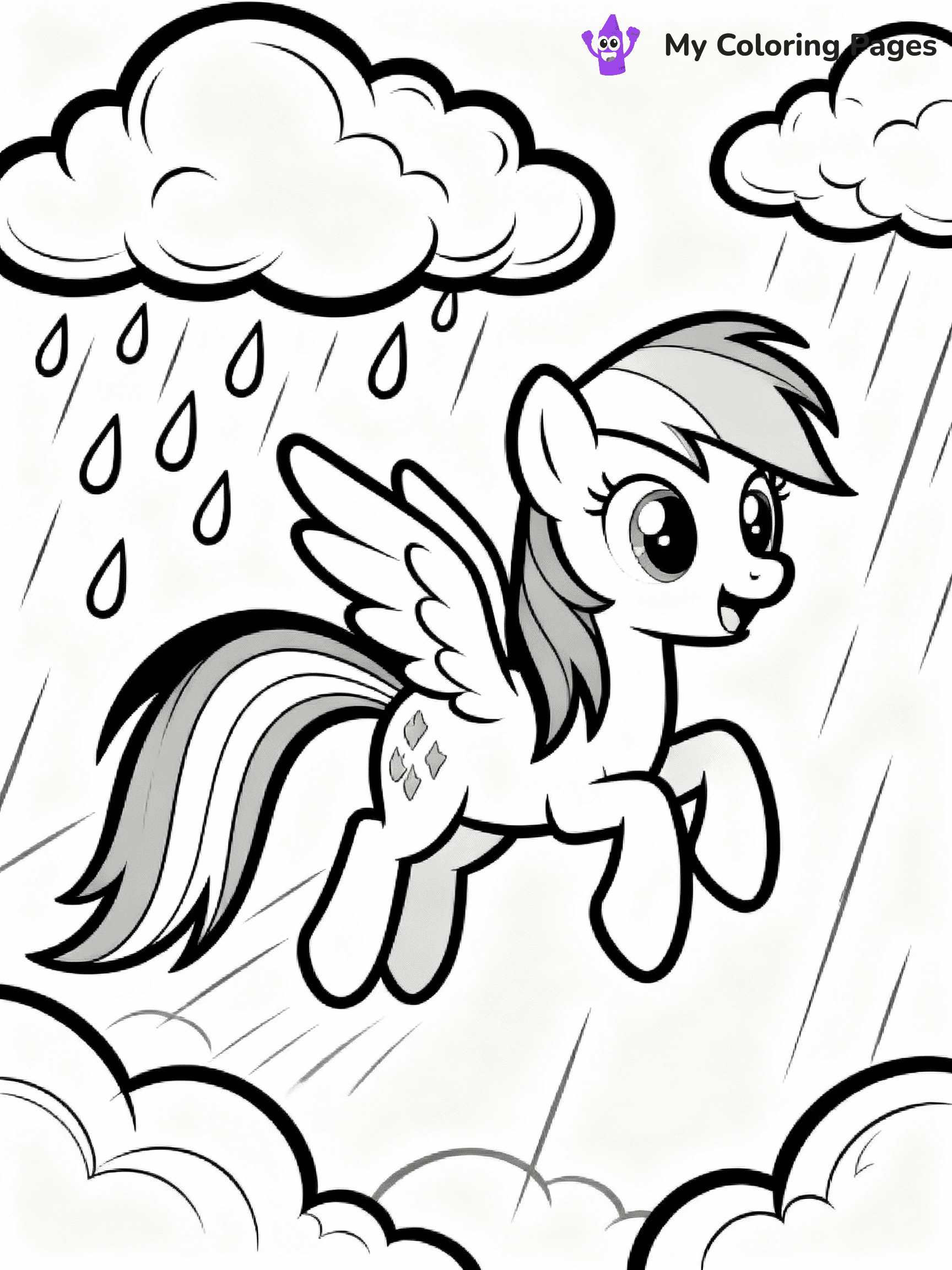 Rainbow Dash Coloring Pages - 22