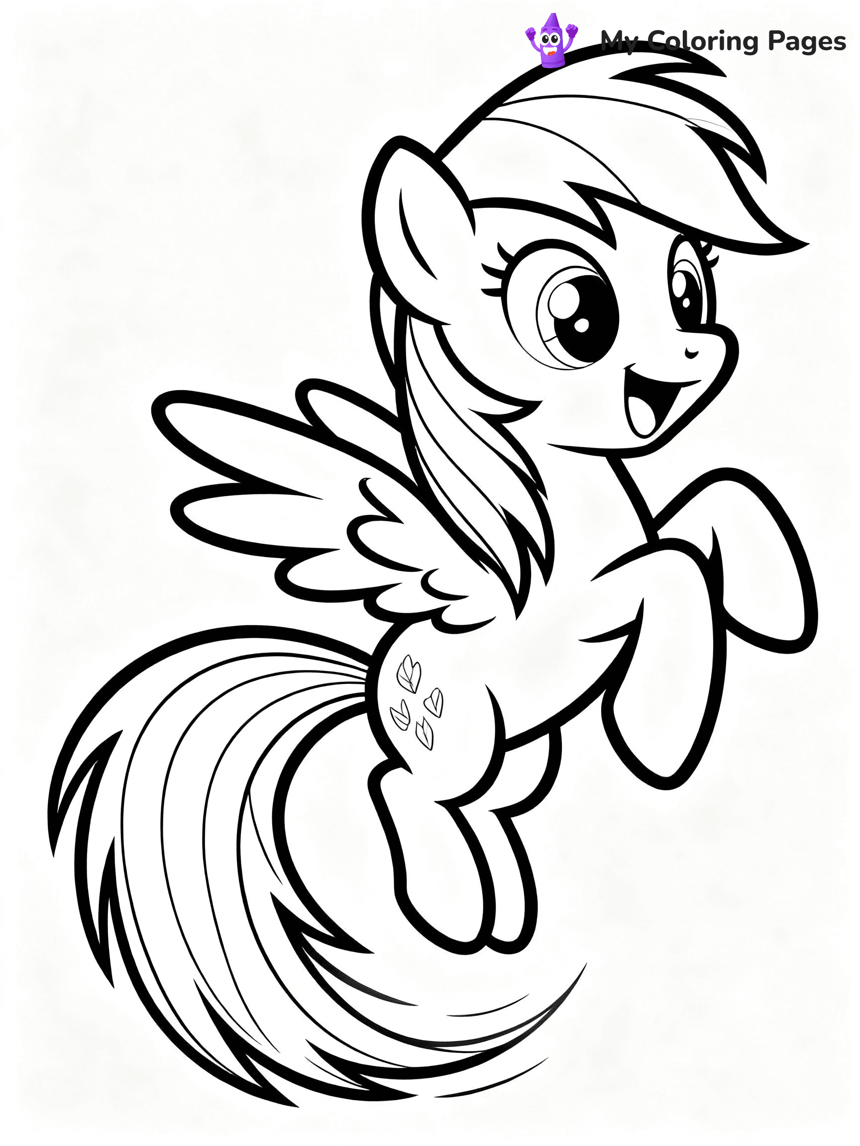 Rainbow Dash Coloring Pages - 18