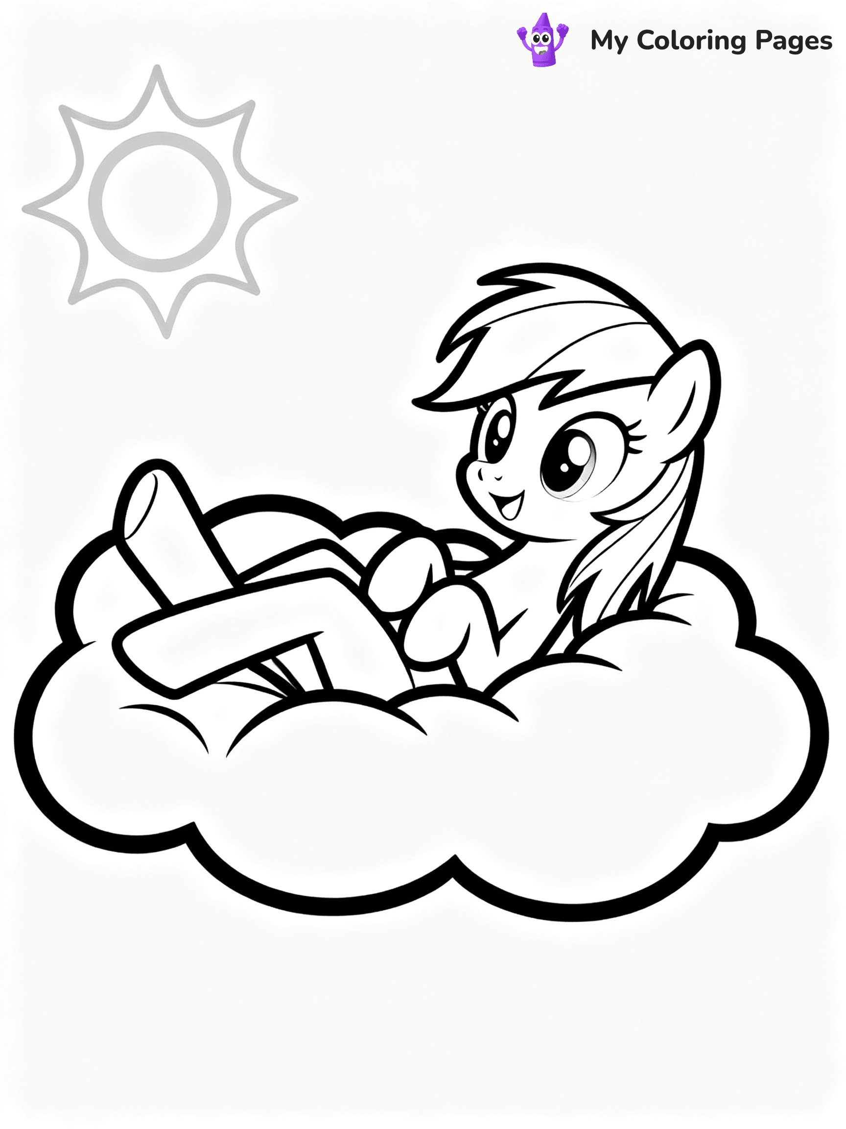 Rainbow Dash Coloring Pages - 15