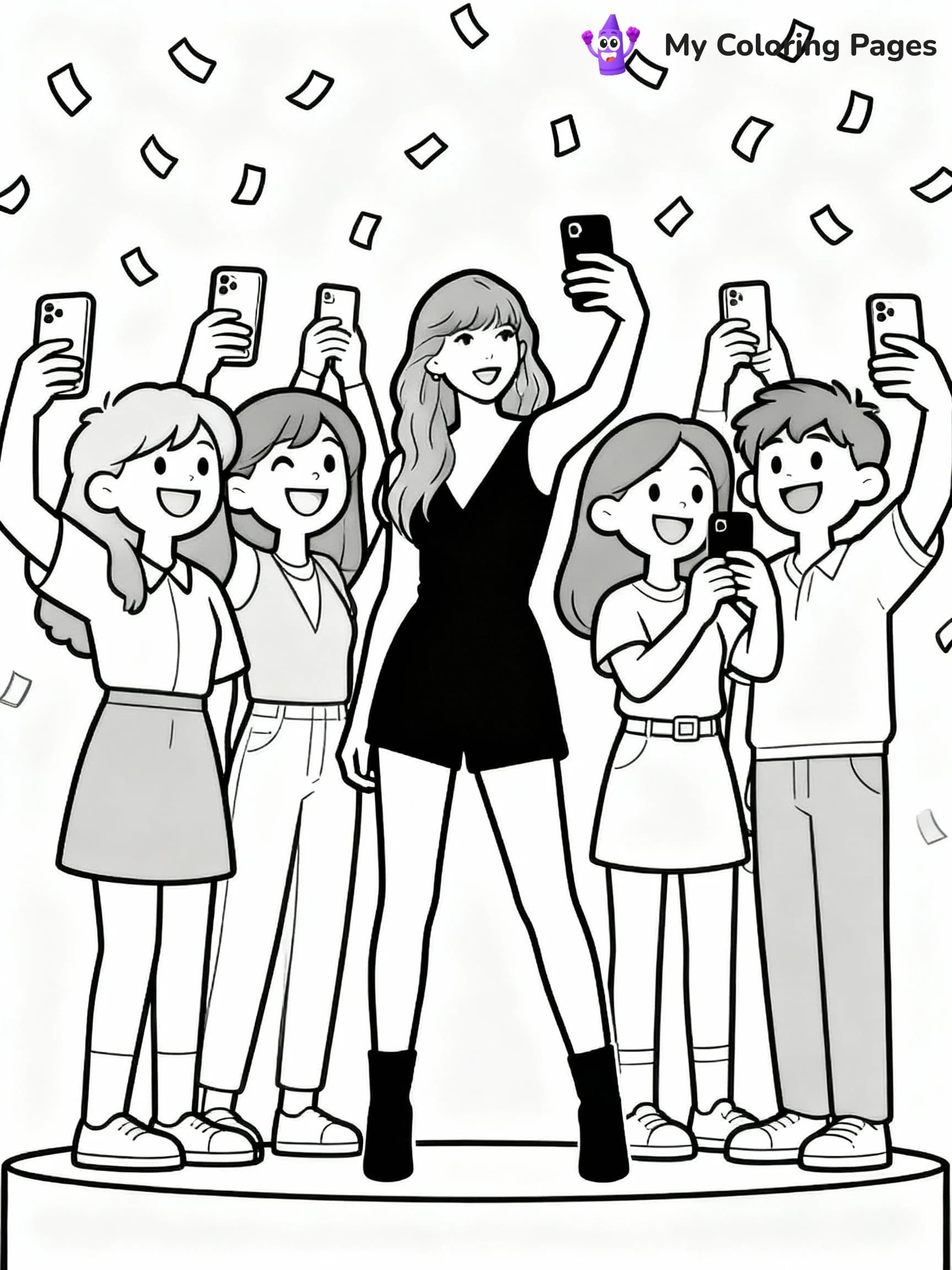 Taylor Swift Coloring Pages - 22