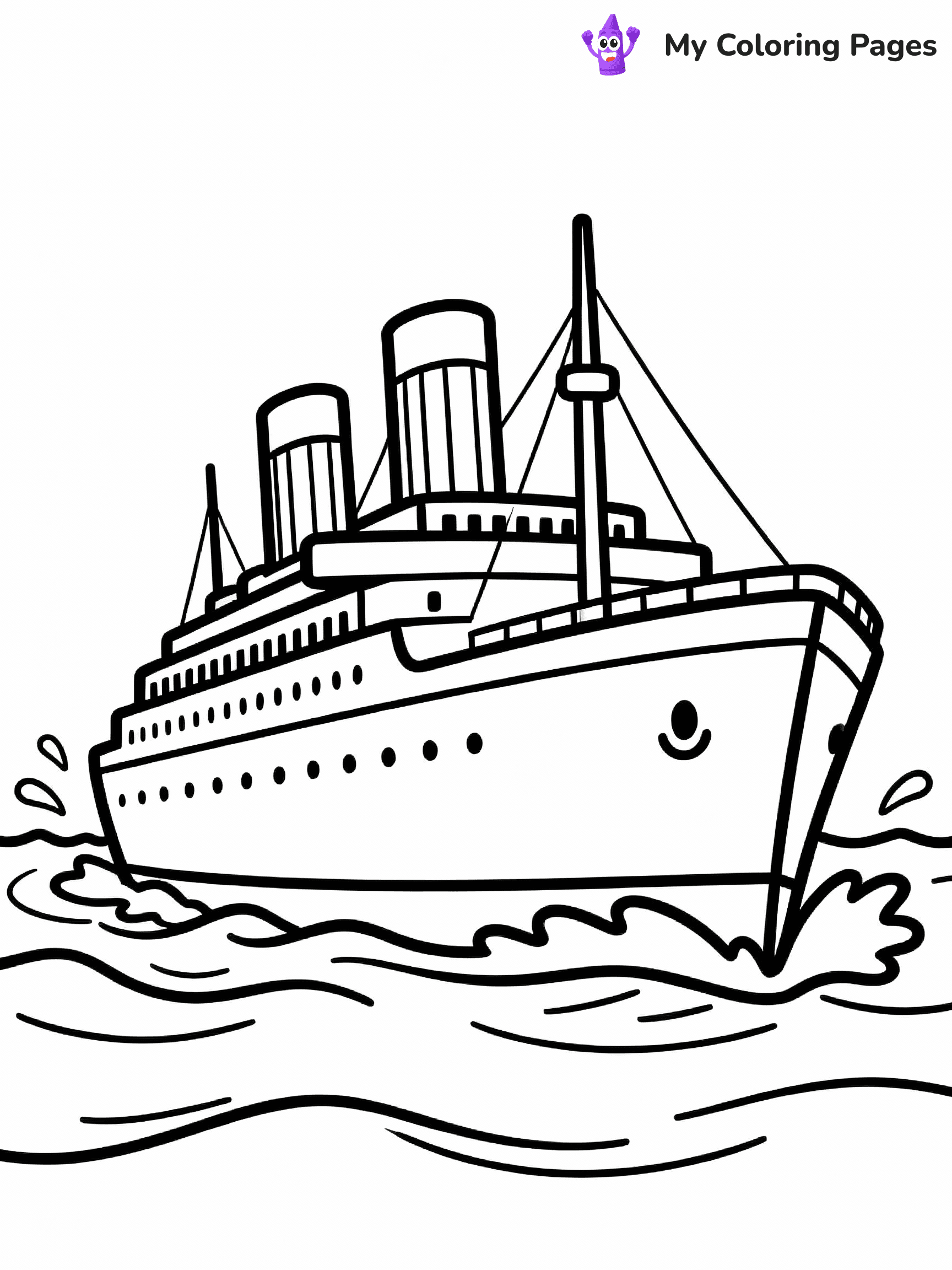 Titanic Coloring Pages - 32