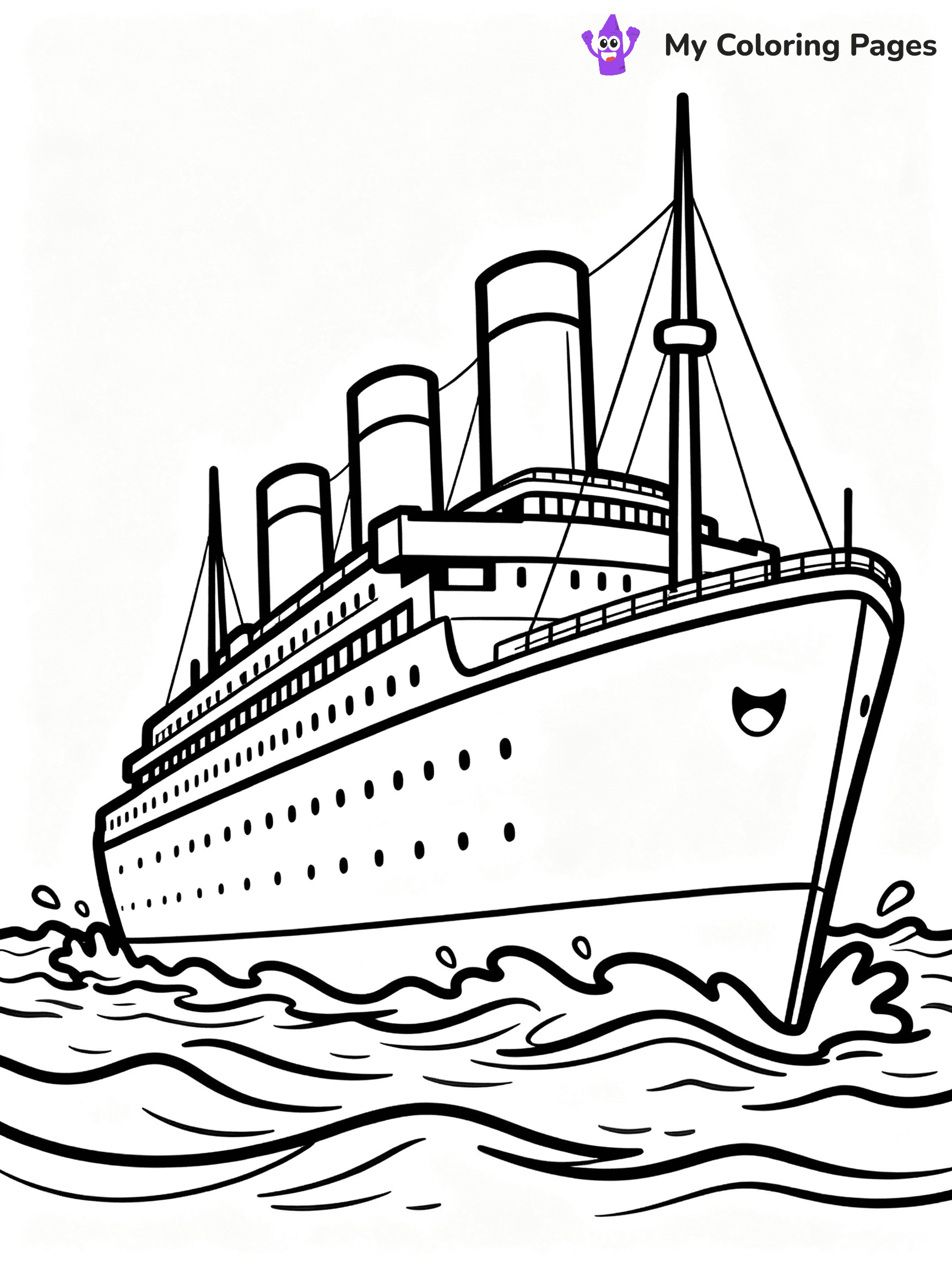 Titanic Coloring Pages - 31