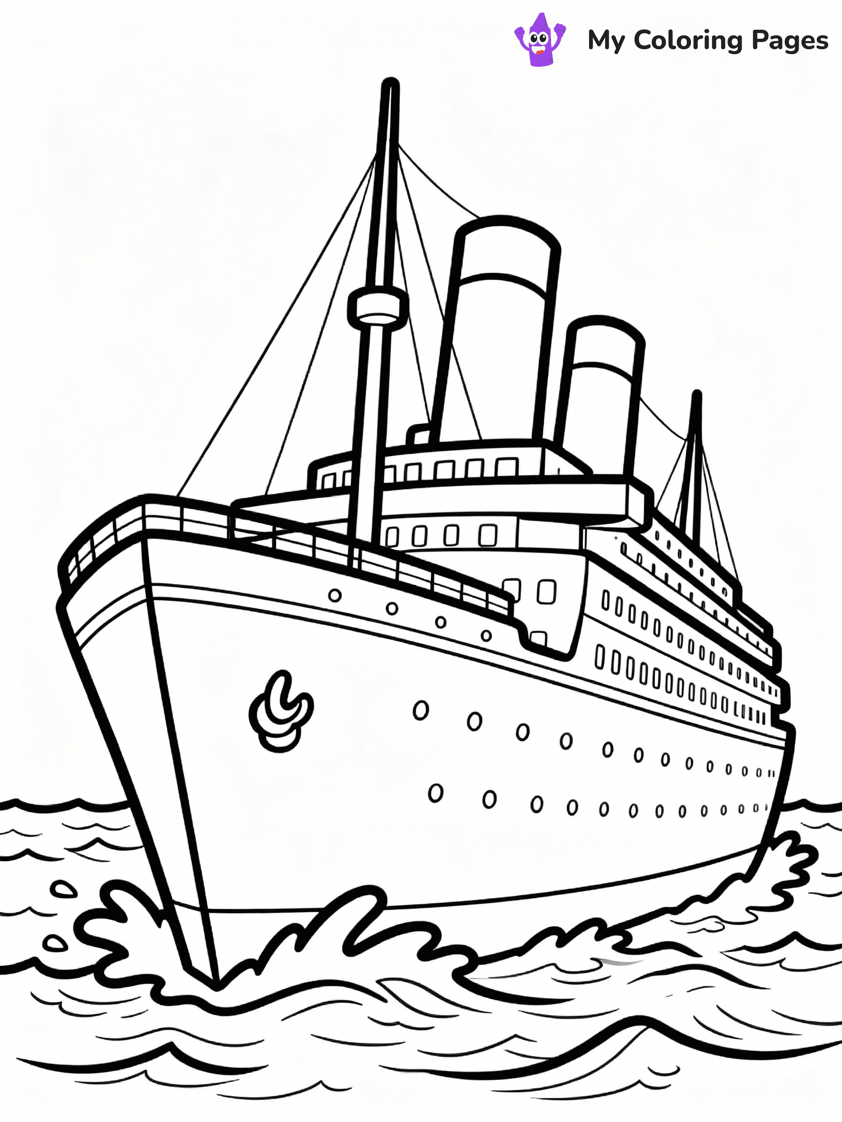 Titanic Coloring Pages - 30