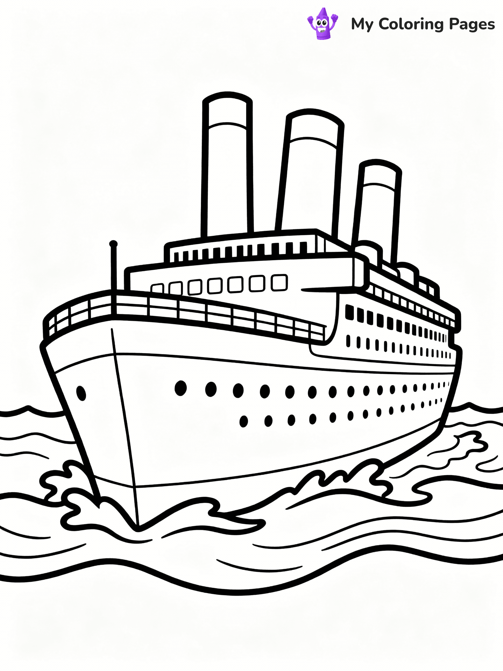 Titanic Coloring Pages - 28