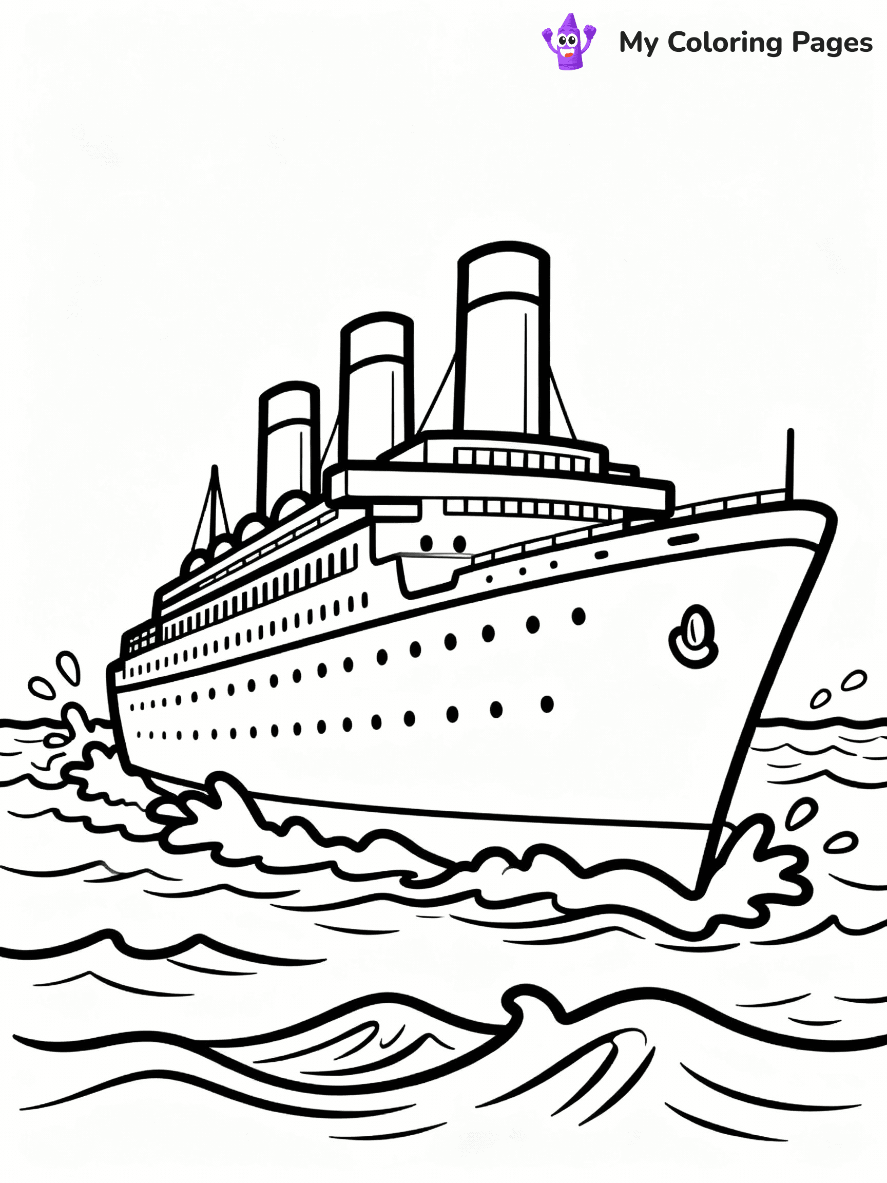 Titanic Coloring Pages - 27