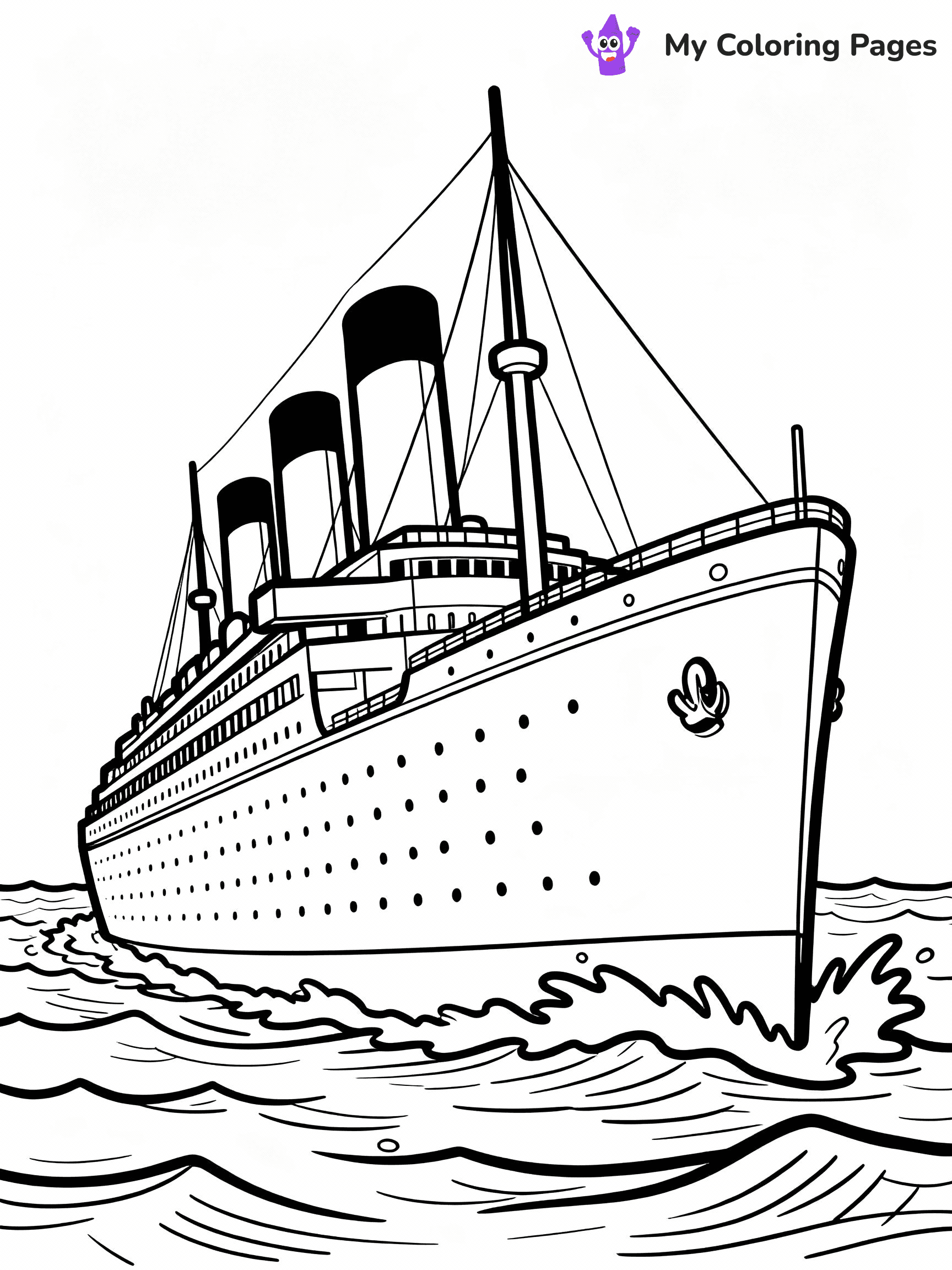 Titanic Coloring Pages - 26