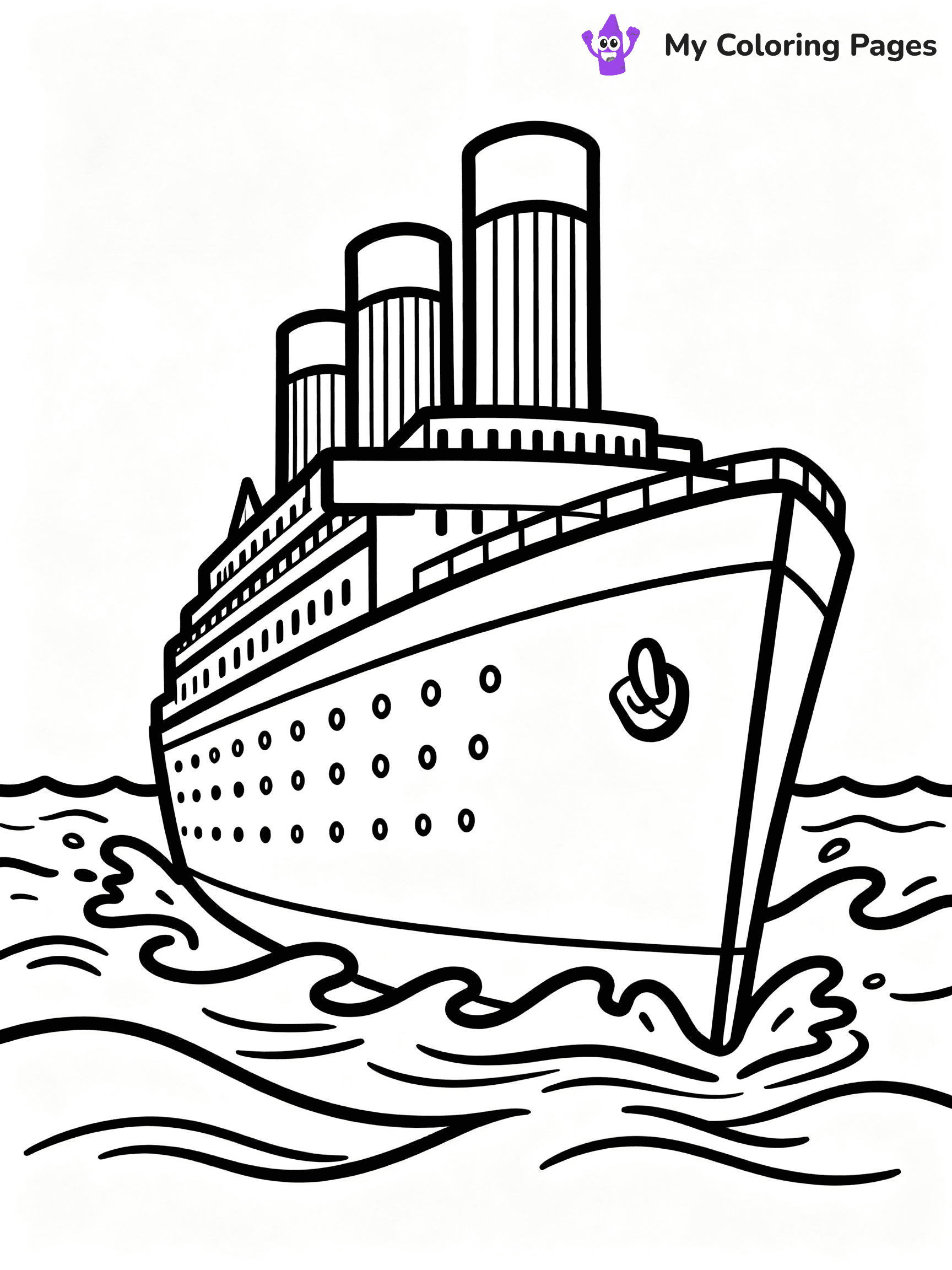 Titanic Coloring Pages - 25