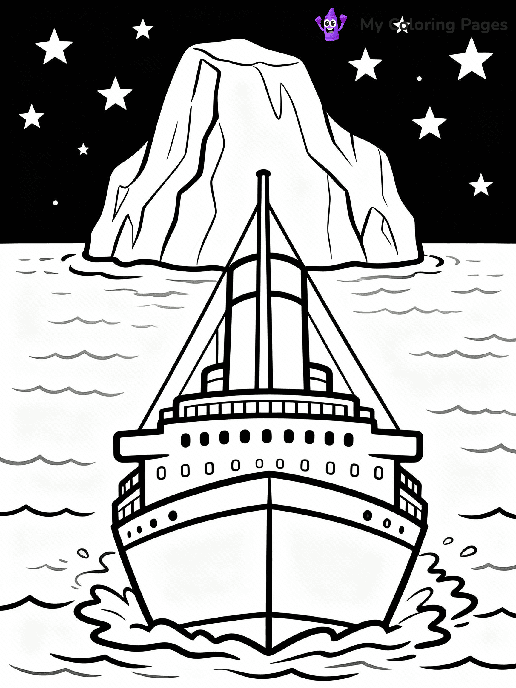 Titanic Coloring Pages - 24