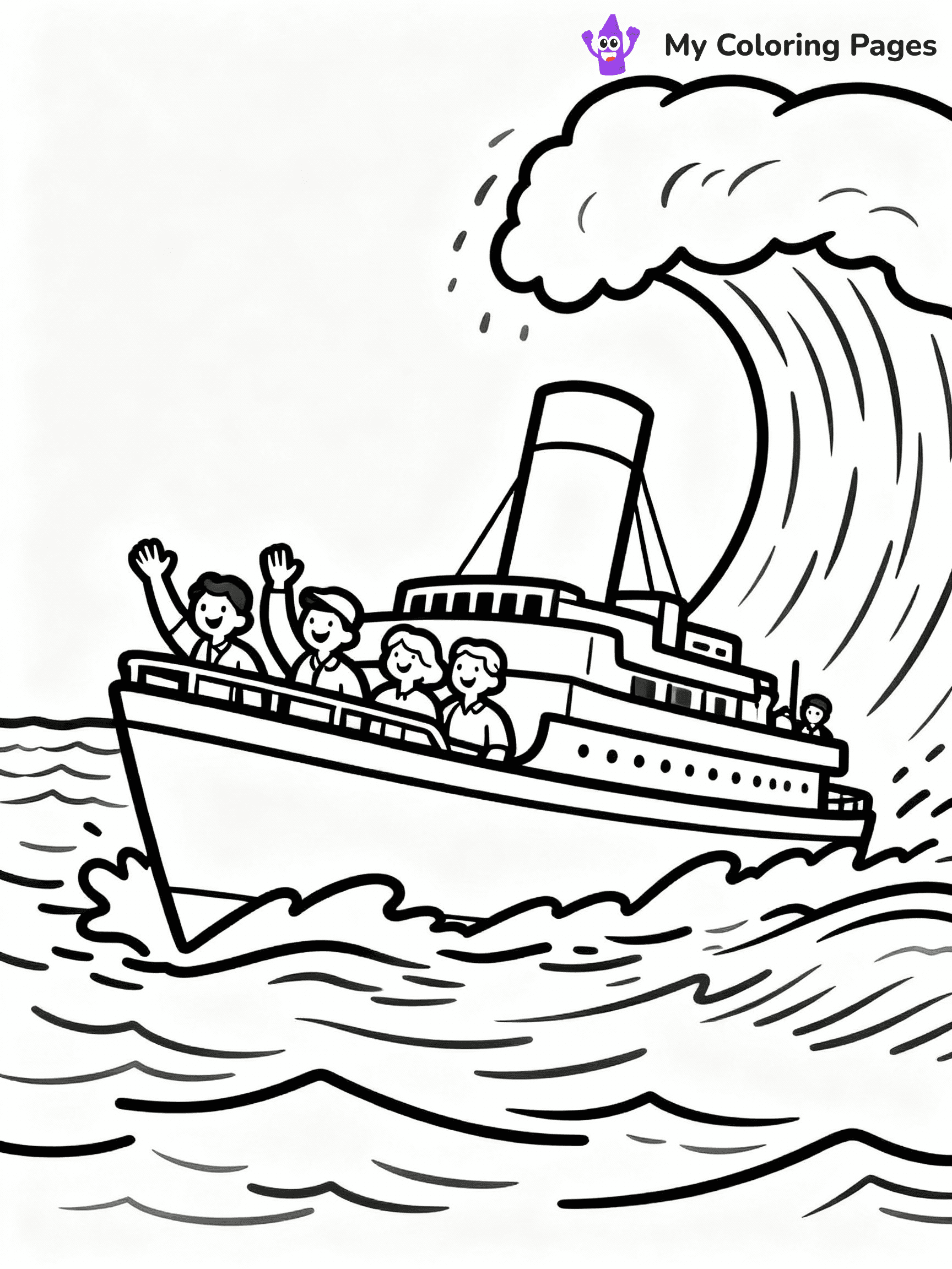 Titanic Coloring Pages - 16