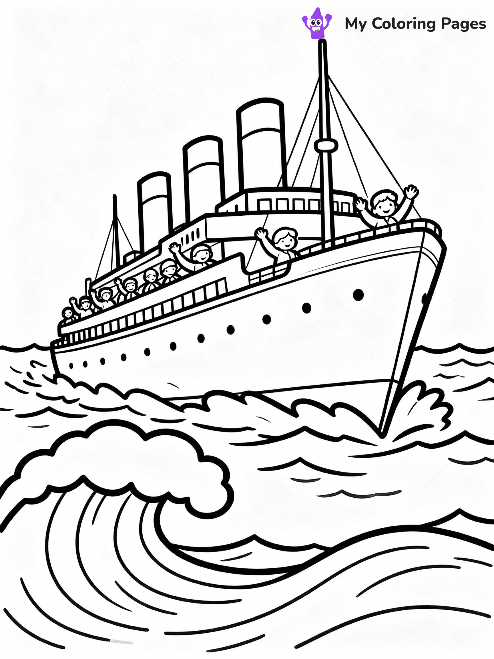 Titanic Coloring Pages - 14
