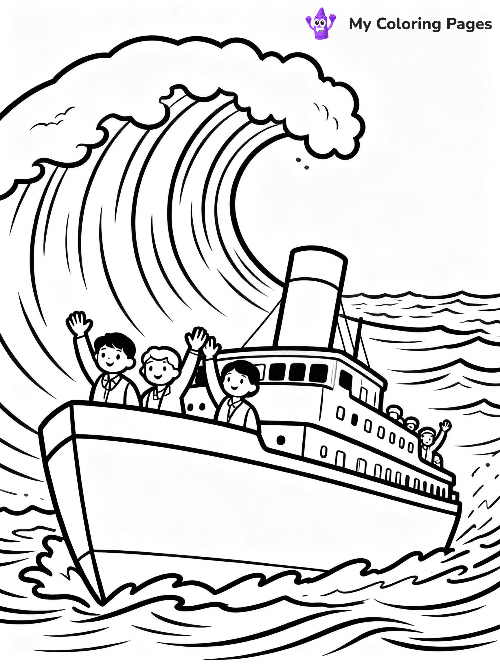 Titanic Coloring Pages - 13