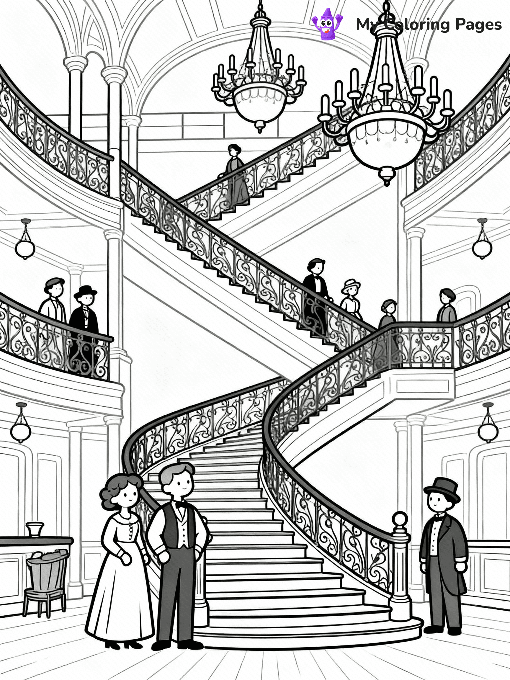 Titanic Coloring Pages - 11