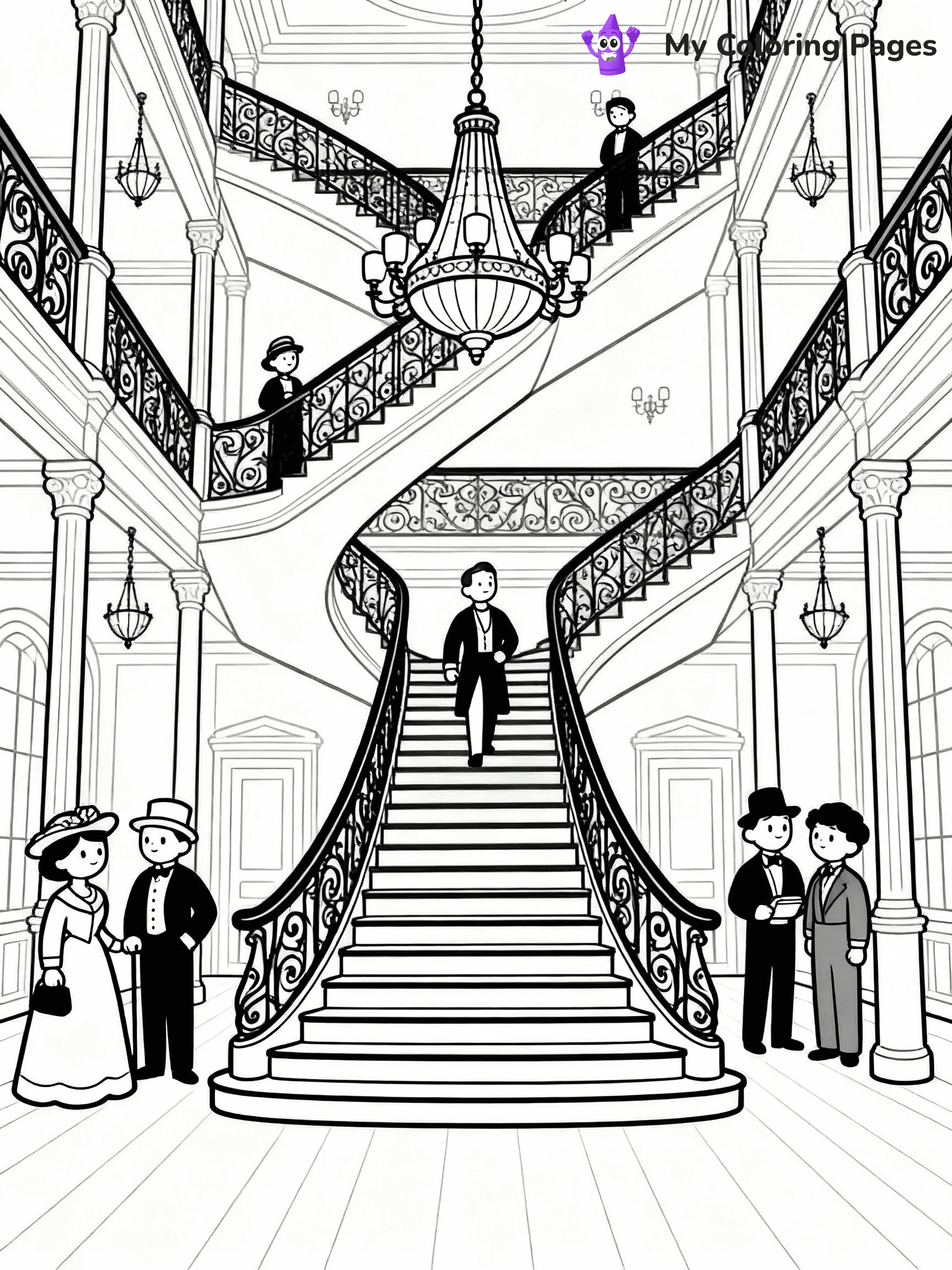 Titanic Coloring Pages - 7