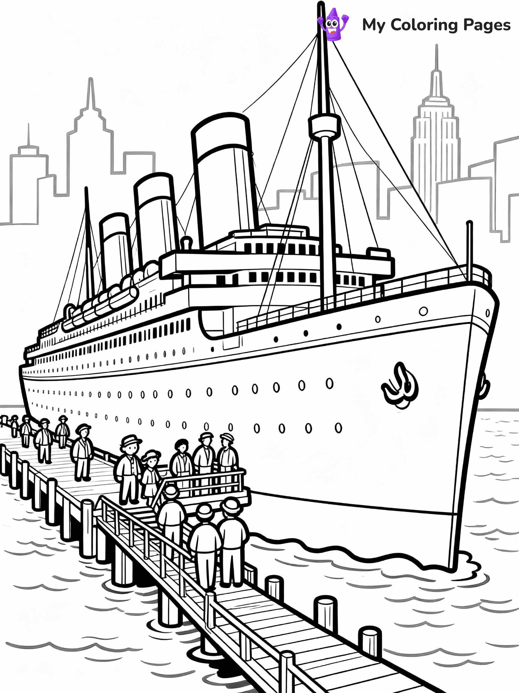 Titanic Coloring Pages - 6
